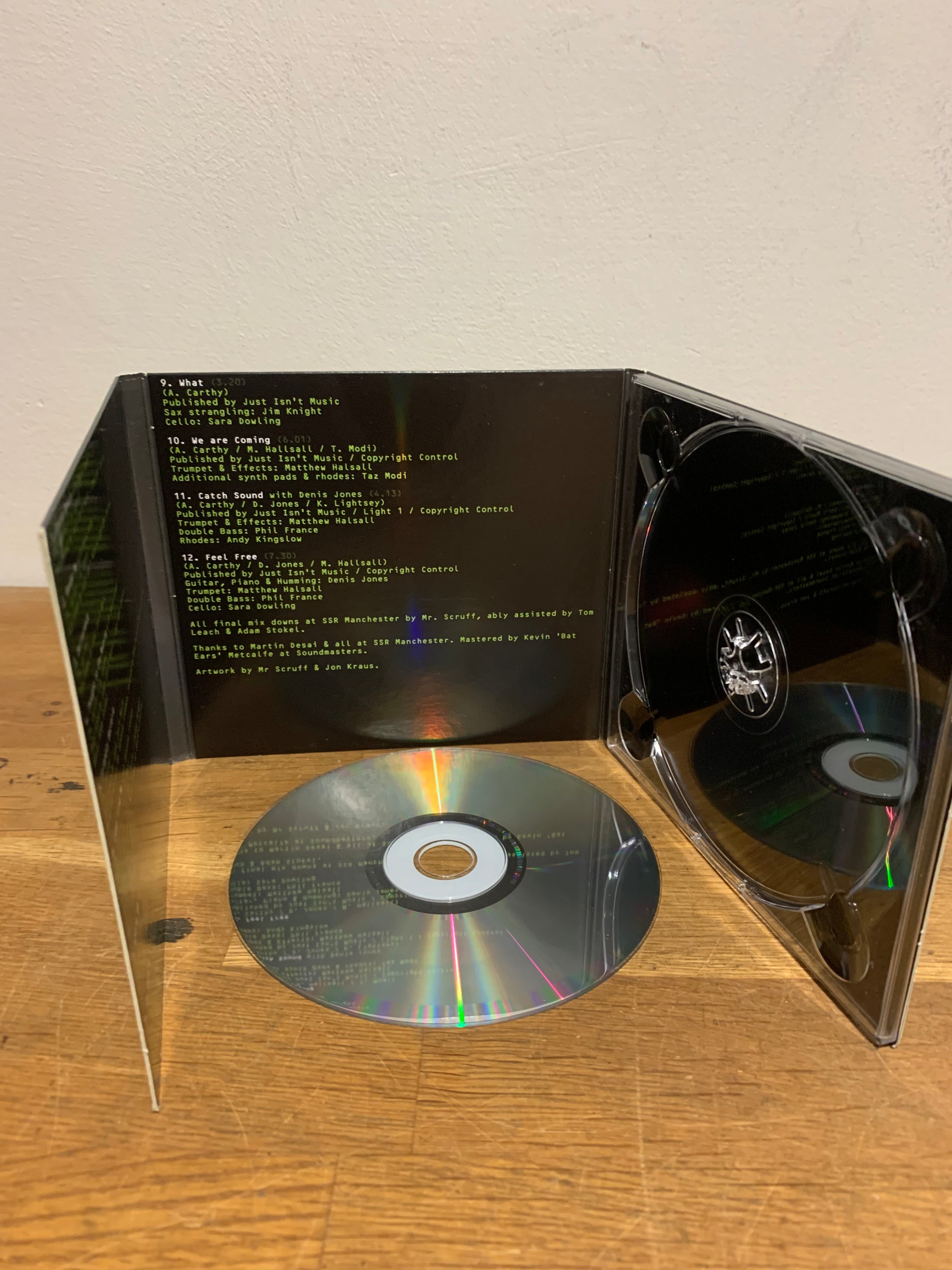 Mr Scruff - Friendly Bacteria, 2014 cd album , cardboard gatefold