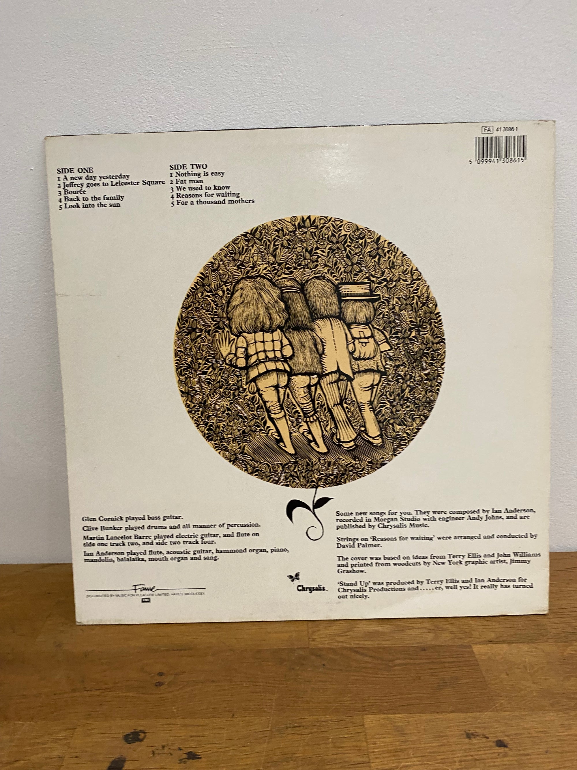 Jethro Tull - Stand up , fame label 1983 reissue