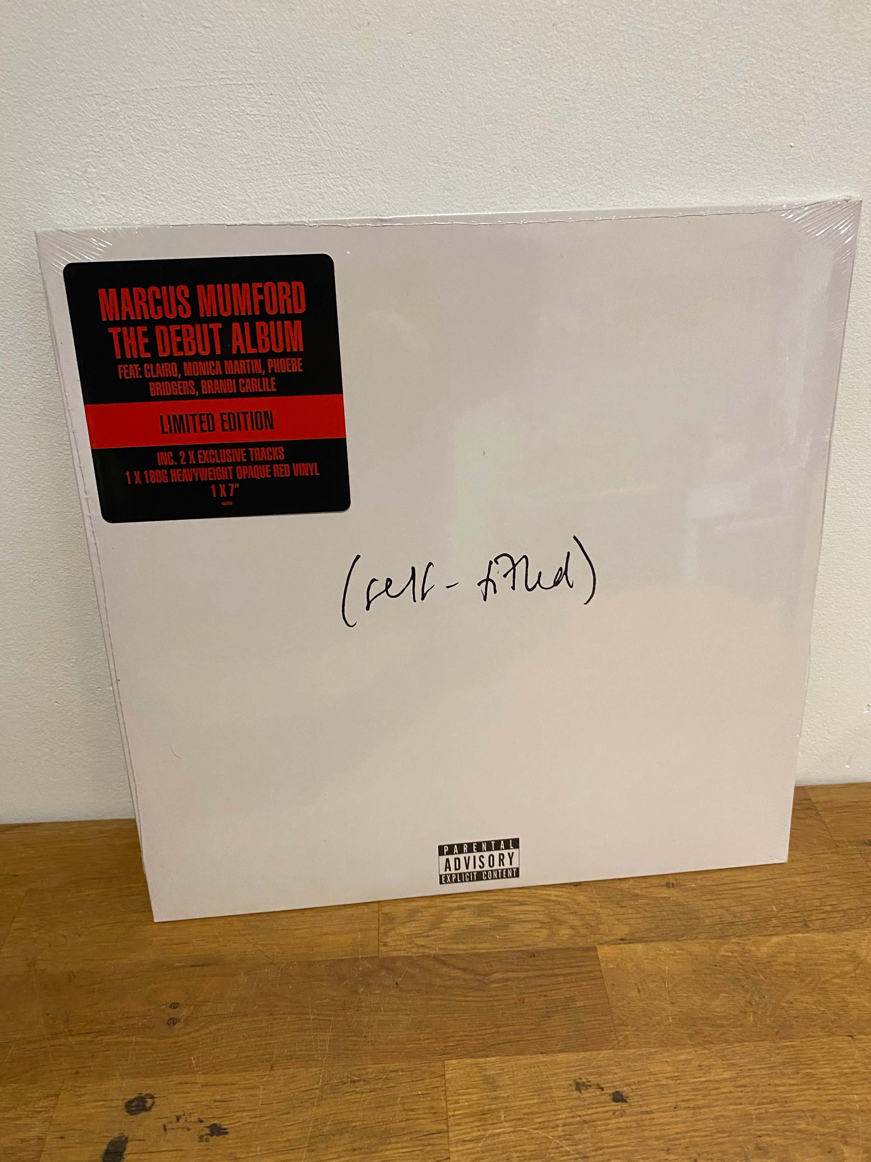 Marcus Mumford - Self Titled, limited edition red vinyl plus 7”