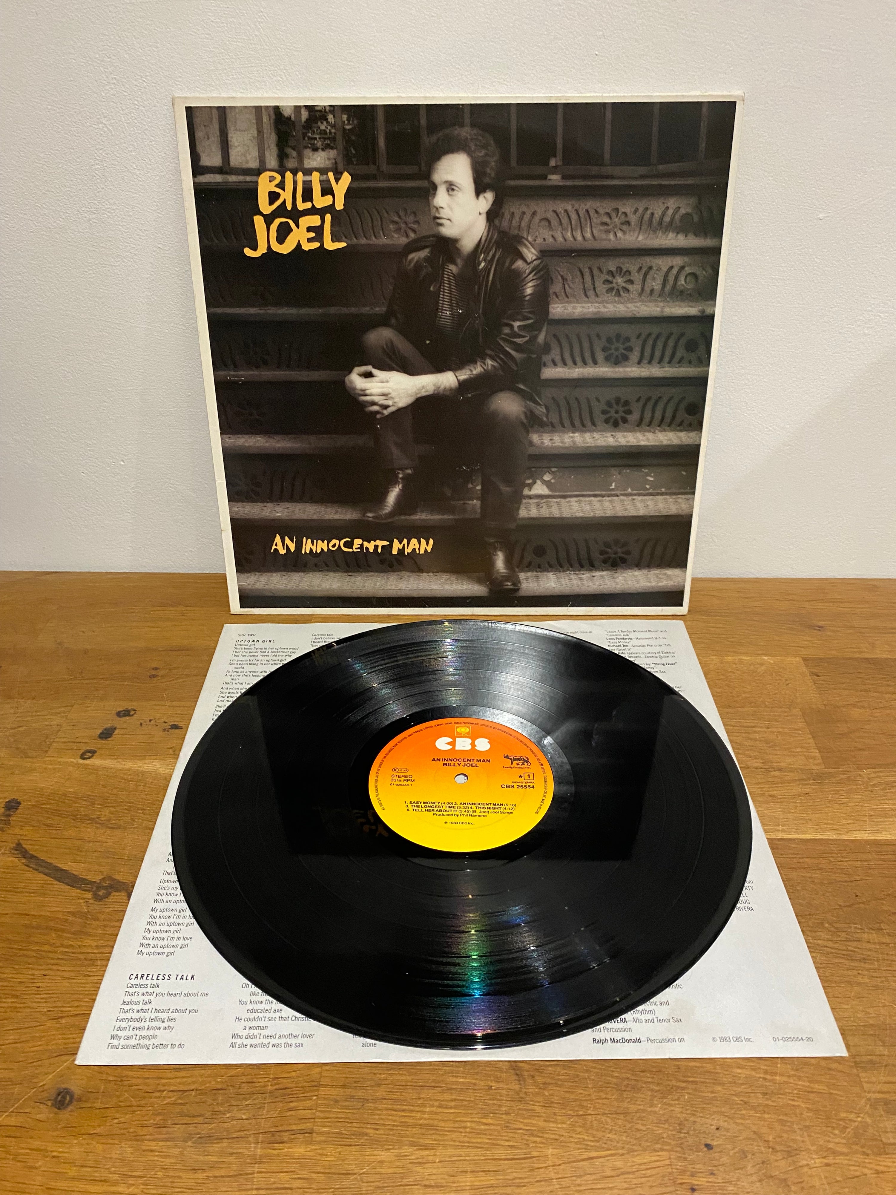 Billy Joel - An Innocent Man , LP , 1983 CBS