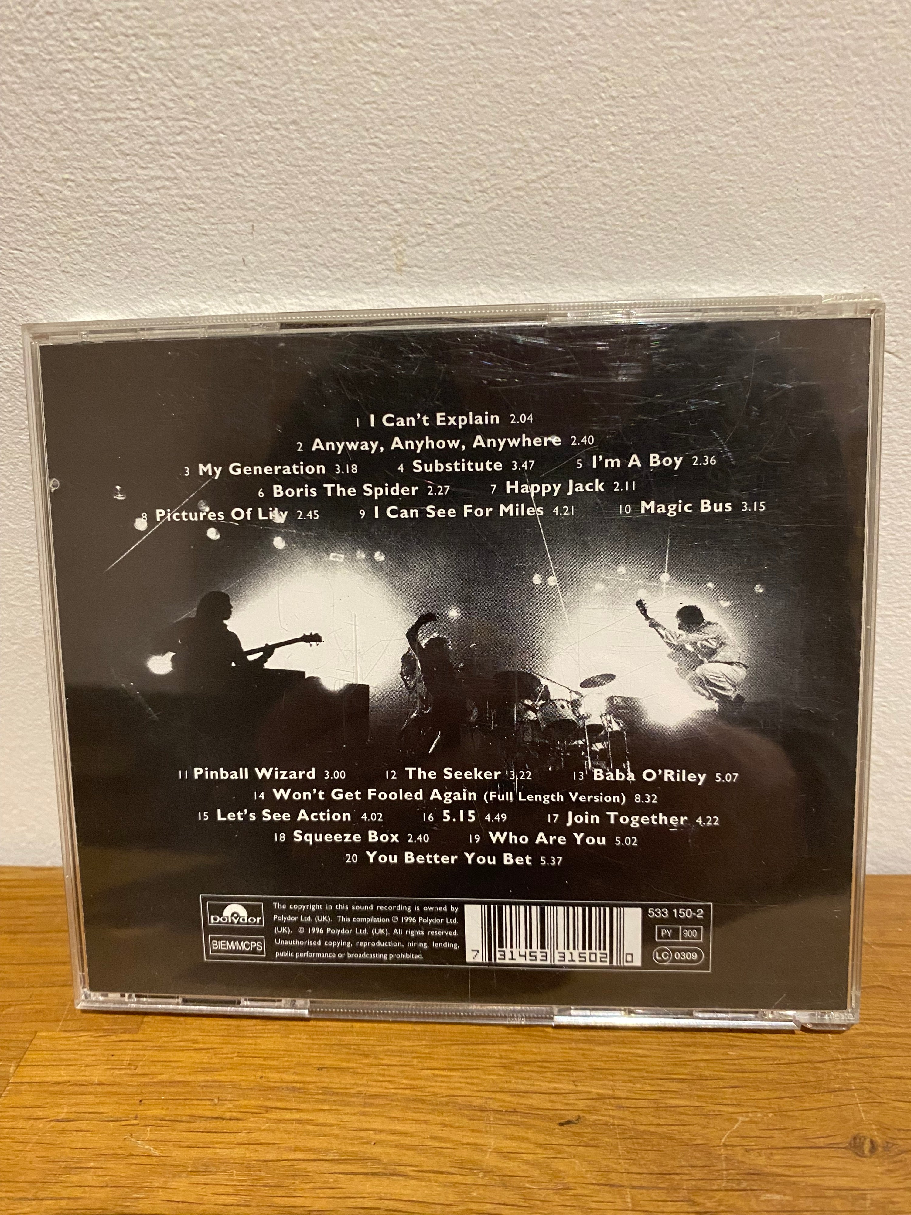 The Who - My Generation: The Very Best Of CD Album (1996)