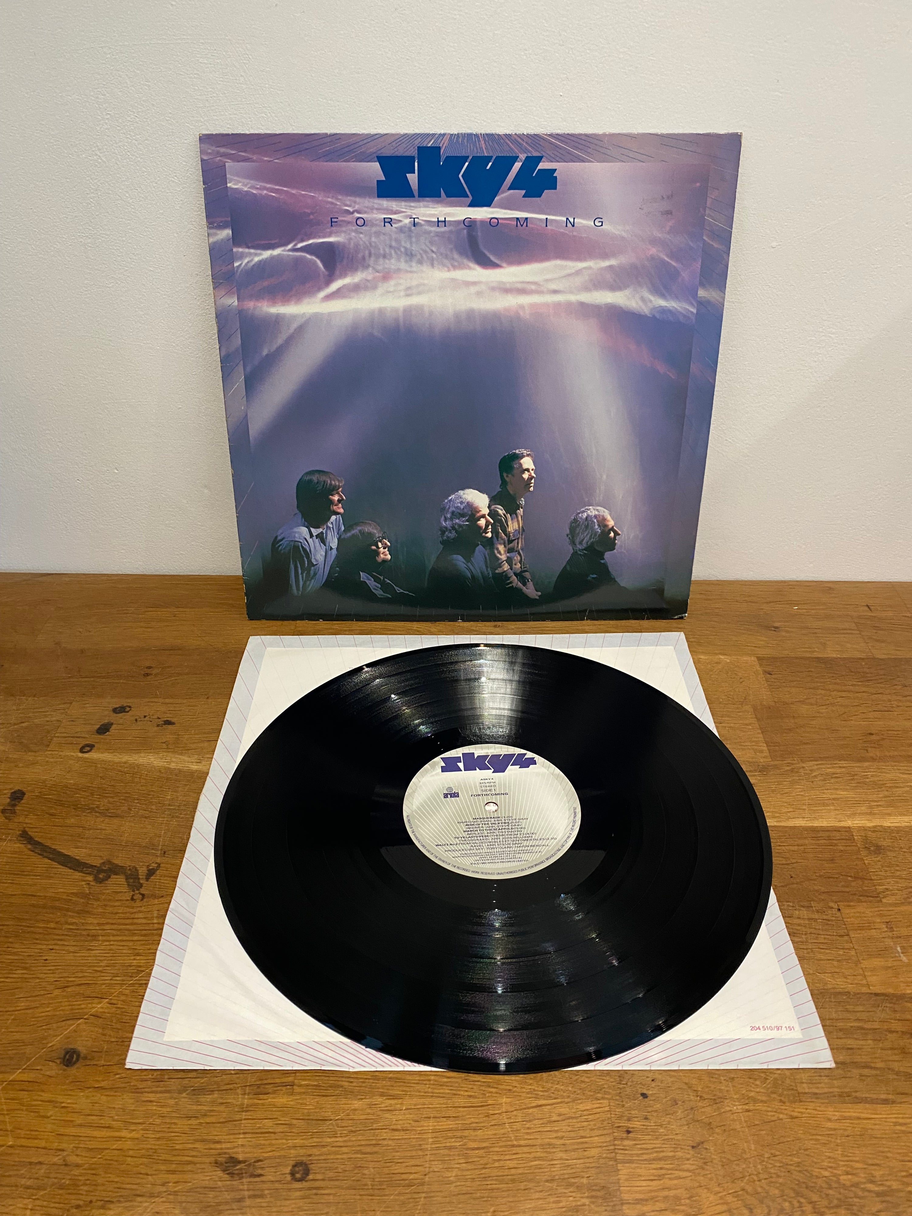 Sky - Sky4 - Forthcoming, LP album , Ariola records 1982