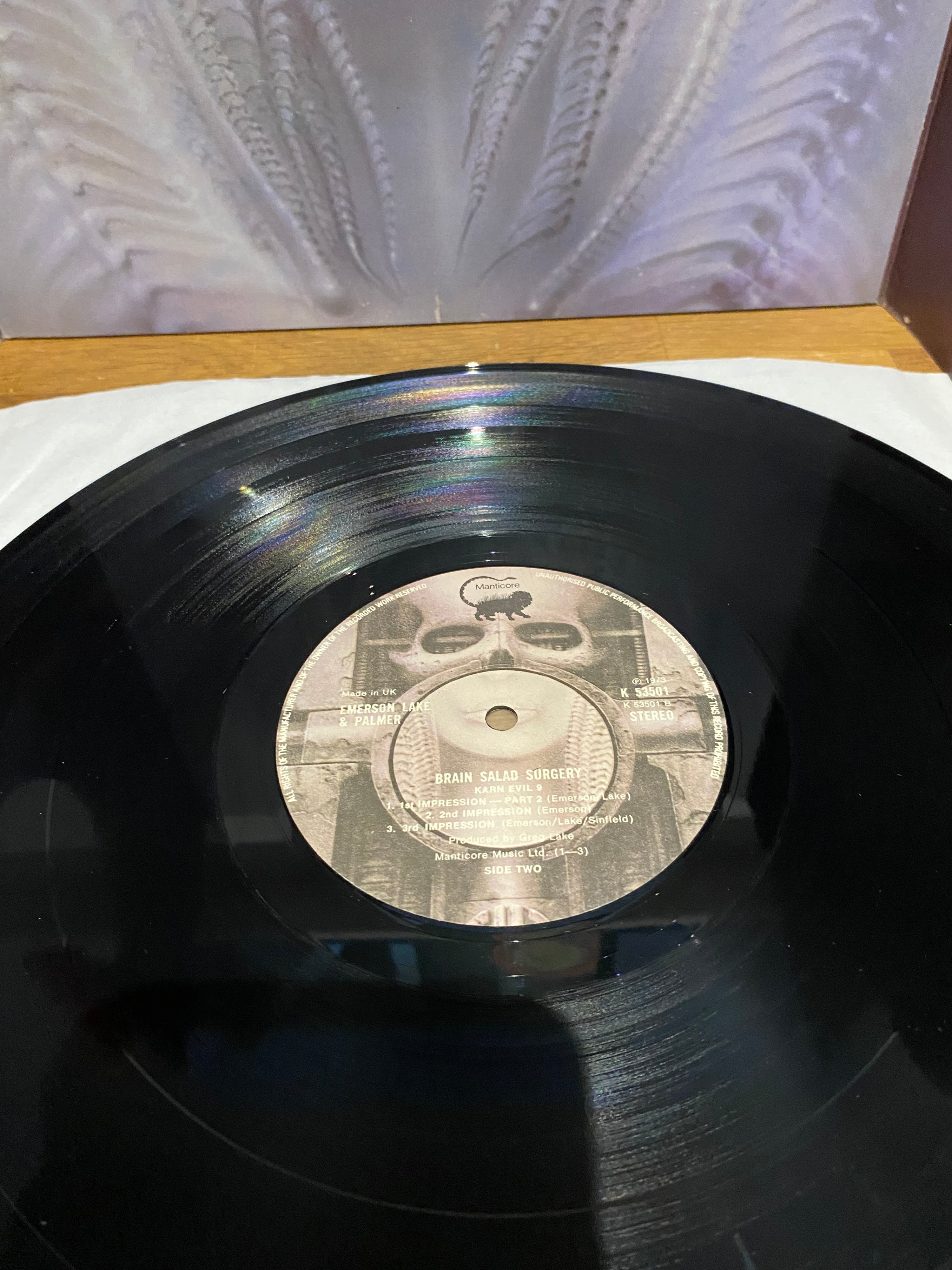 Emerson Lake & Palmer - Brain Salad Surgery, Manticore music 1973, K53501