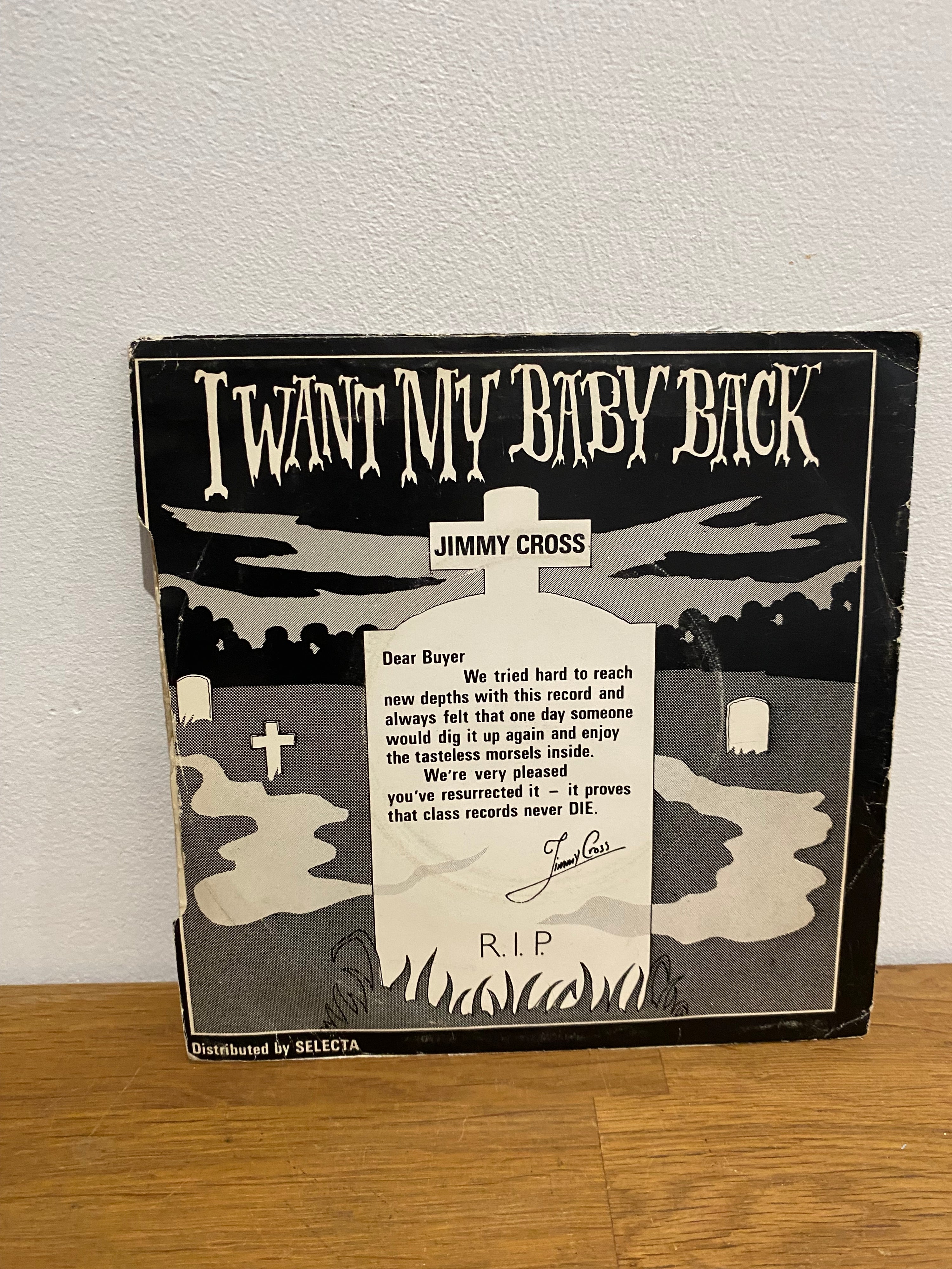 Jimmy Cross - I Want my baby back , 1978, 7” single