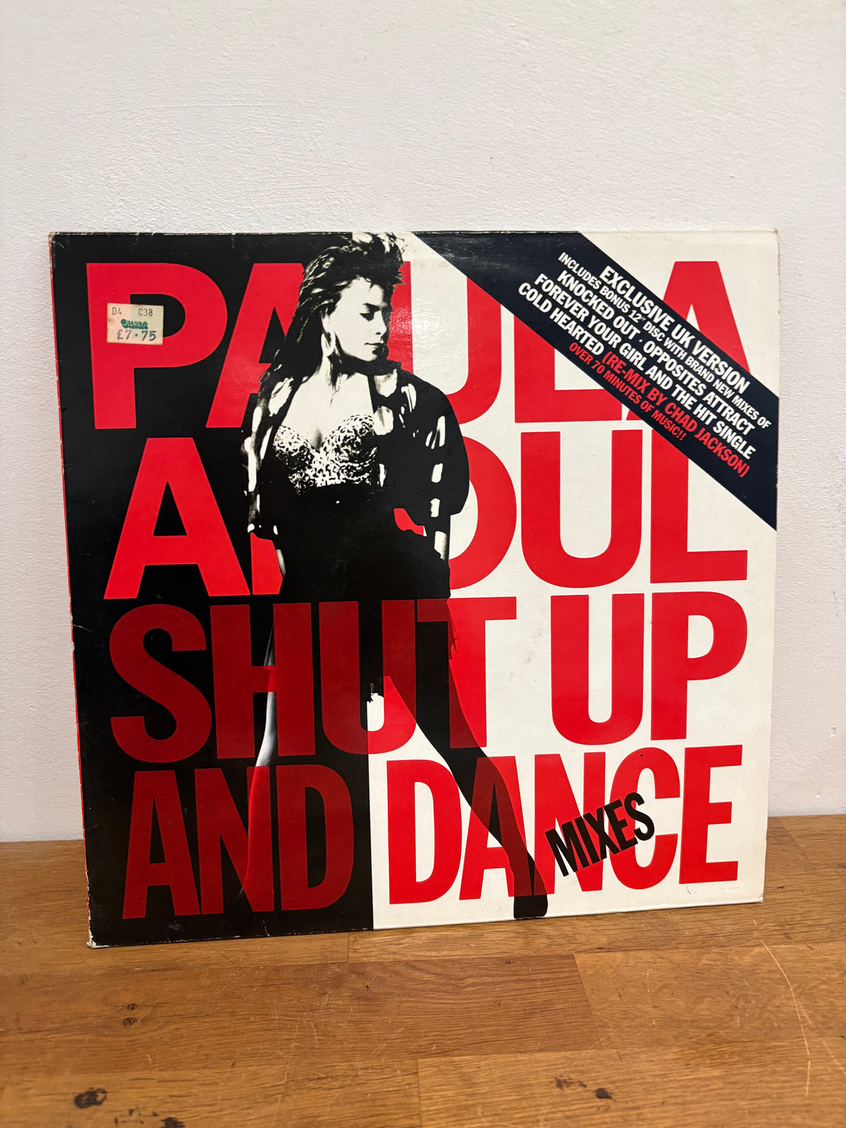 Paula Abdul - Shut up and dance (Mixes) Vinyl LP Album , plus 12 inch.