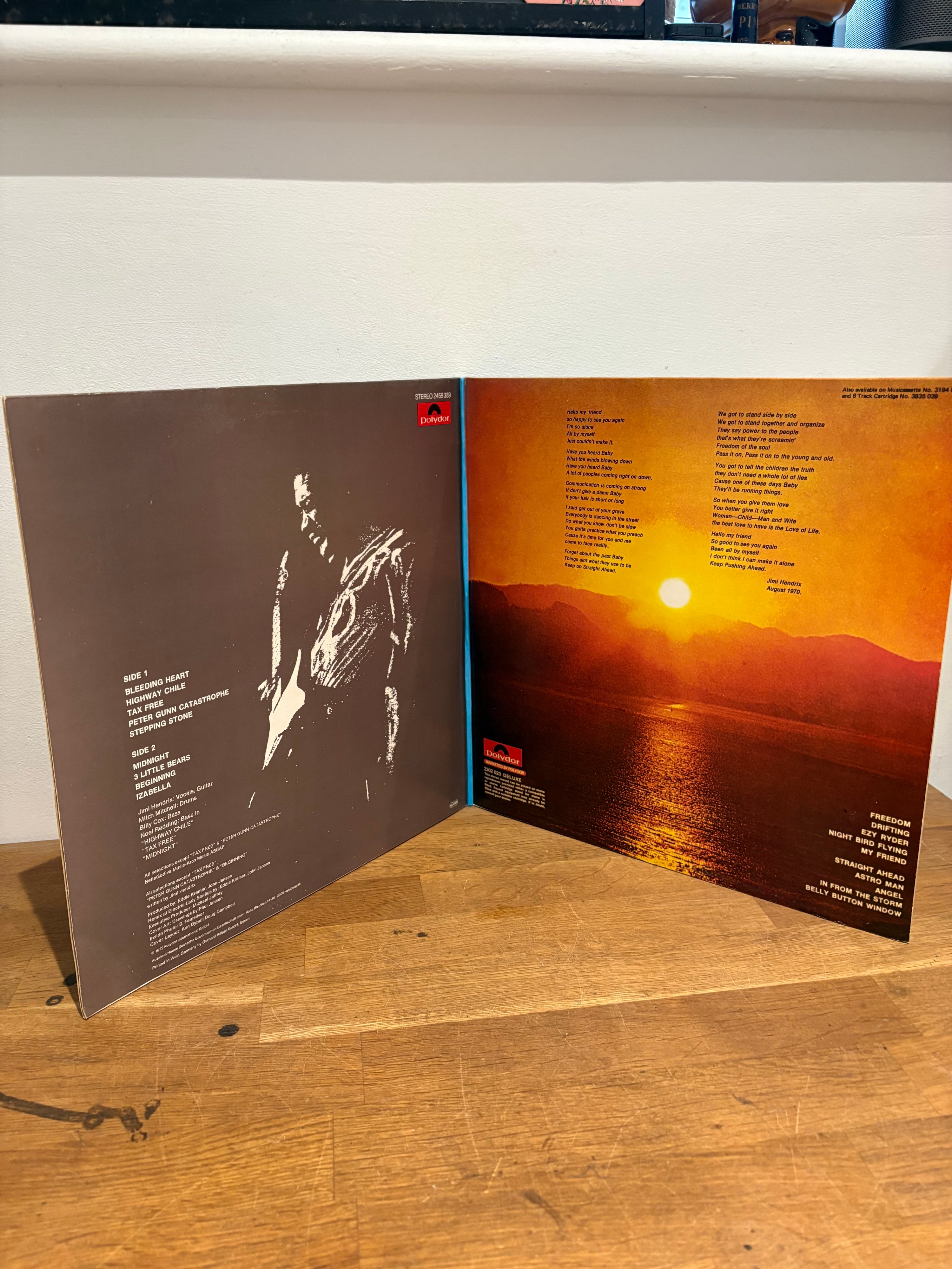 Jimi Hendrix - war heroes/ the cry of love. Polydor double album.