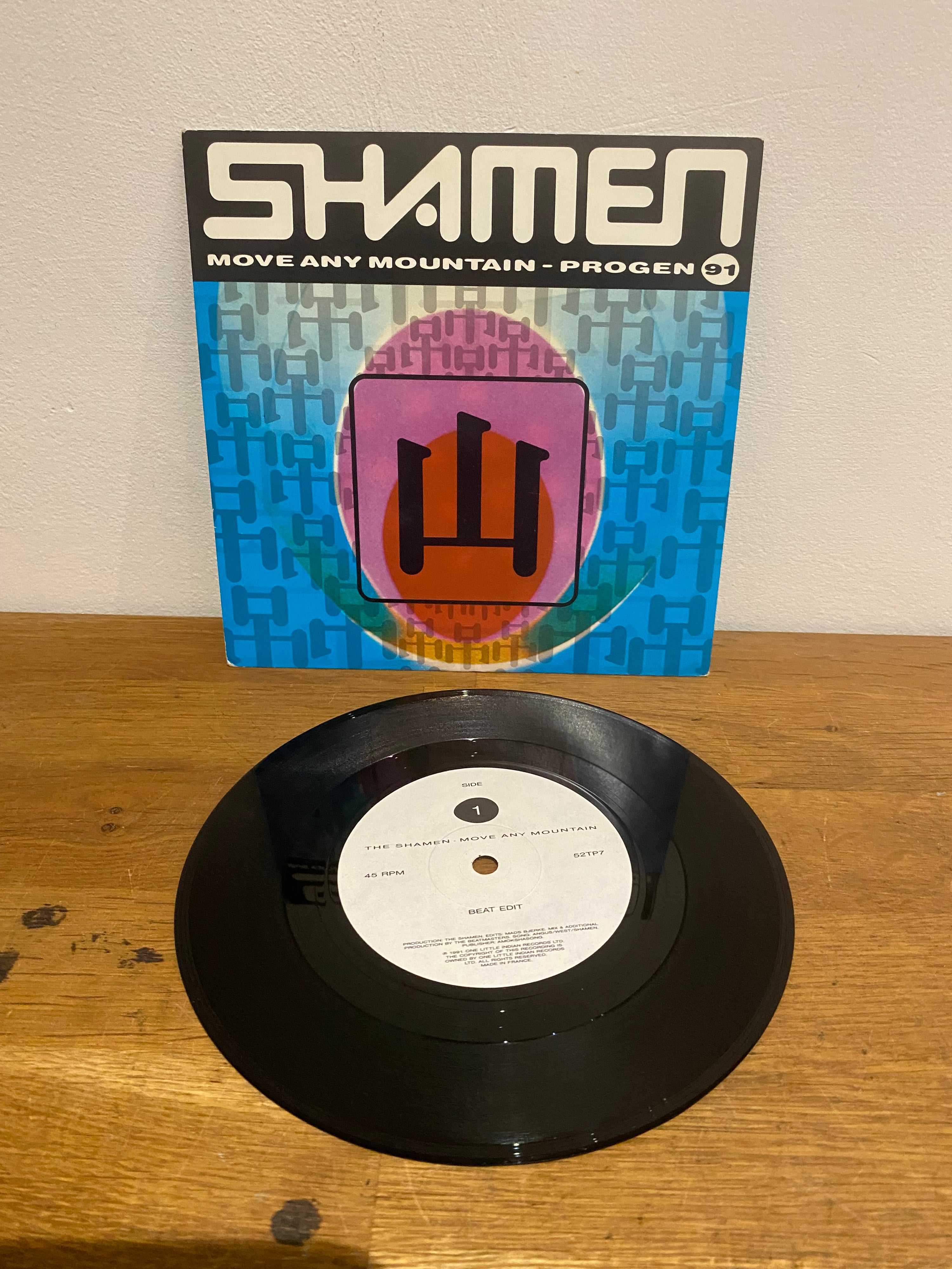 Shamen - Move any mountain, 7 inch single, 1991