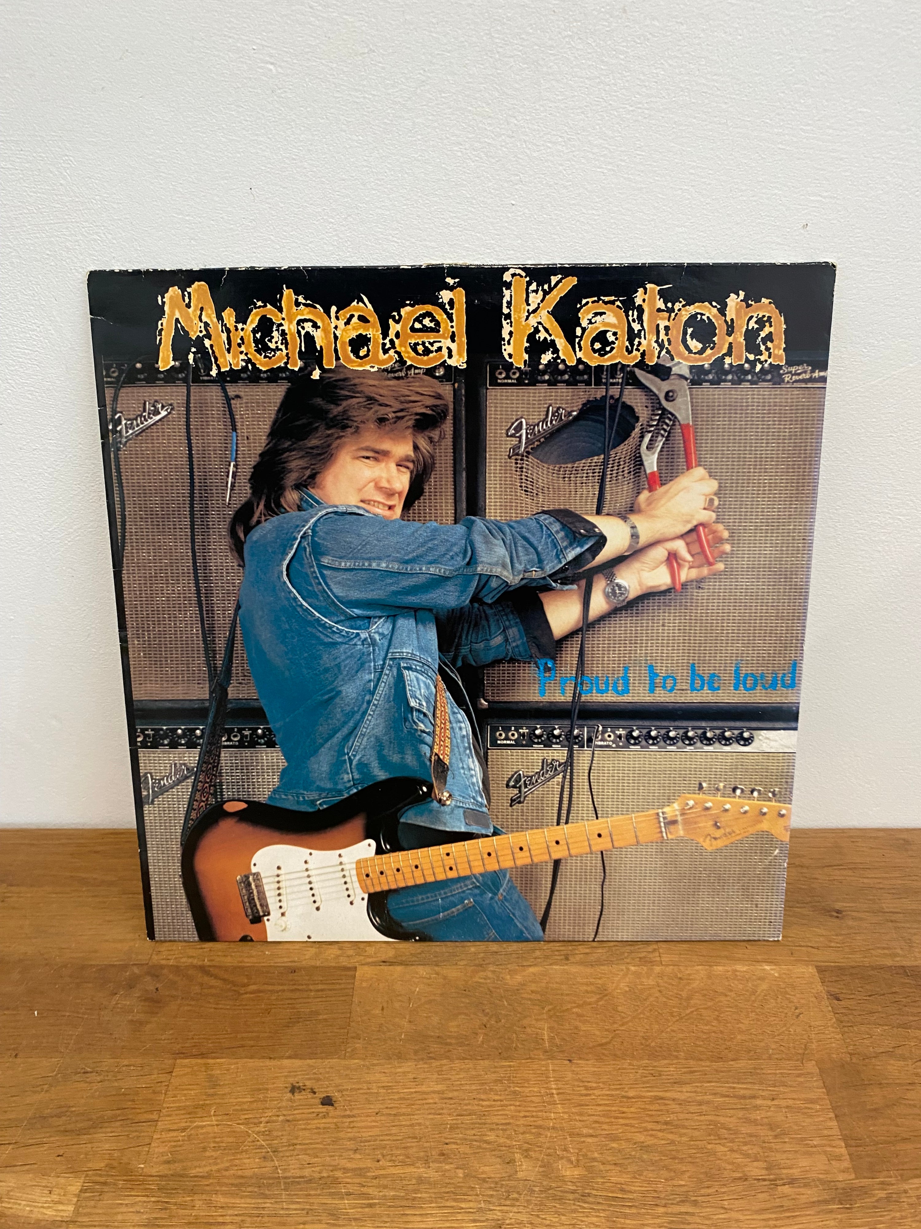 Michael Katon - Proud to be loud , vinyl album , 1988. LOPL 503.