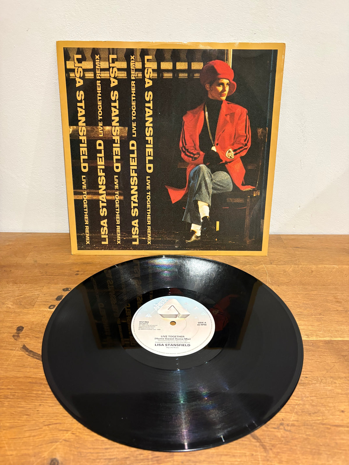 Lisa Stansfield - Live Together ( Home sweet home mix) 12 inch single , 1989 BMG.