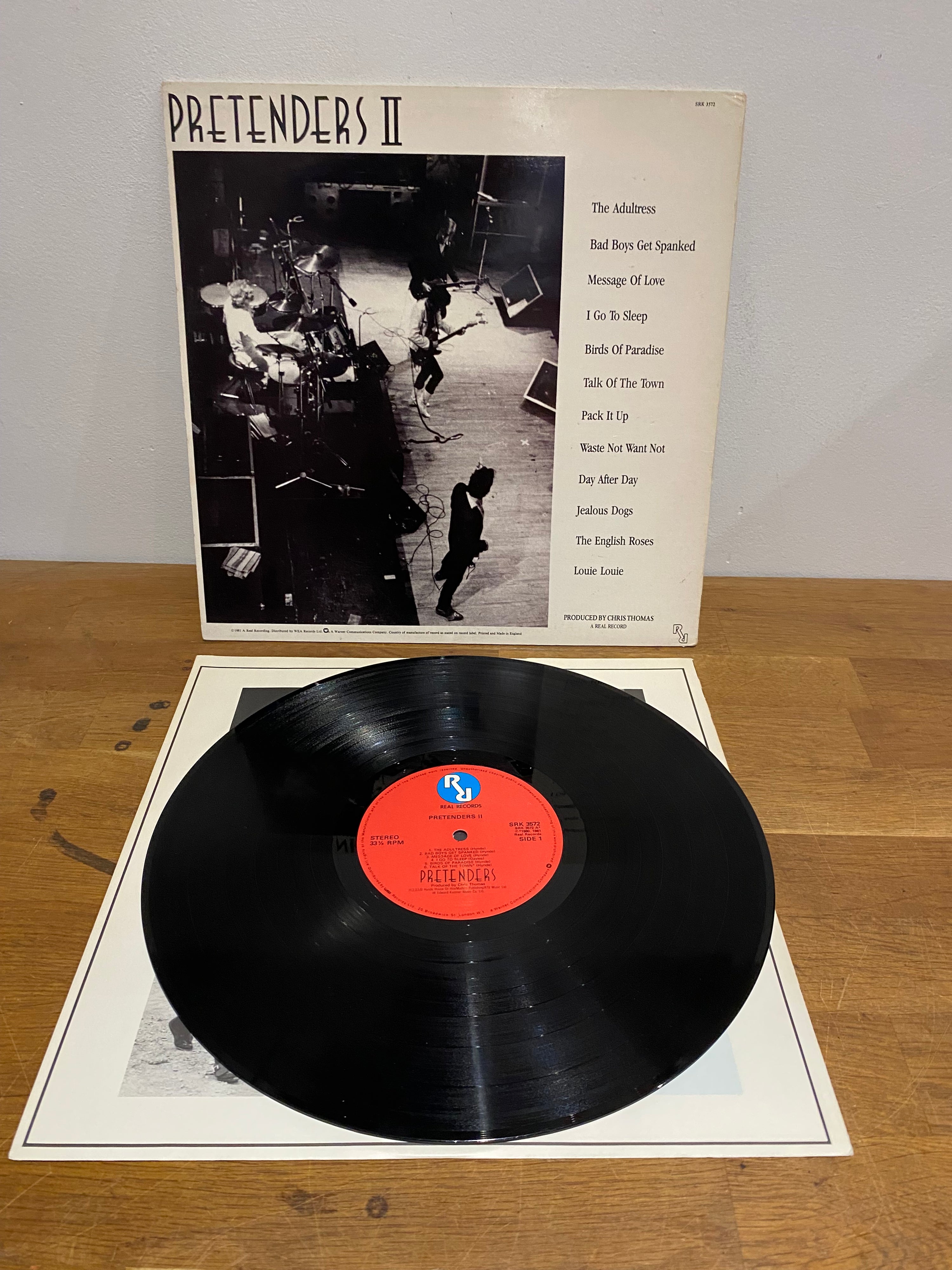 Pretenders - Pretenders II , 12” vinyl album , 1981 Real records, SRK3572