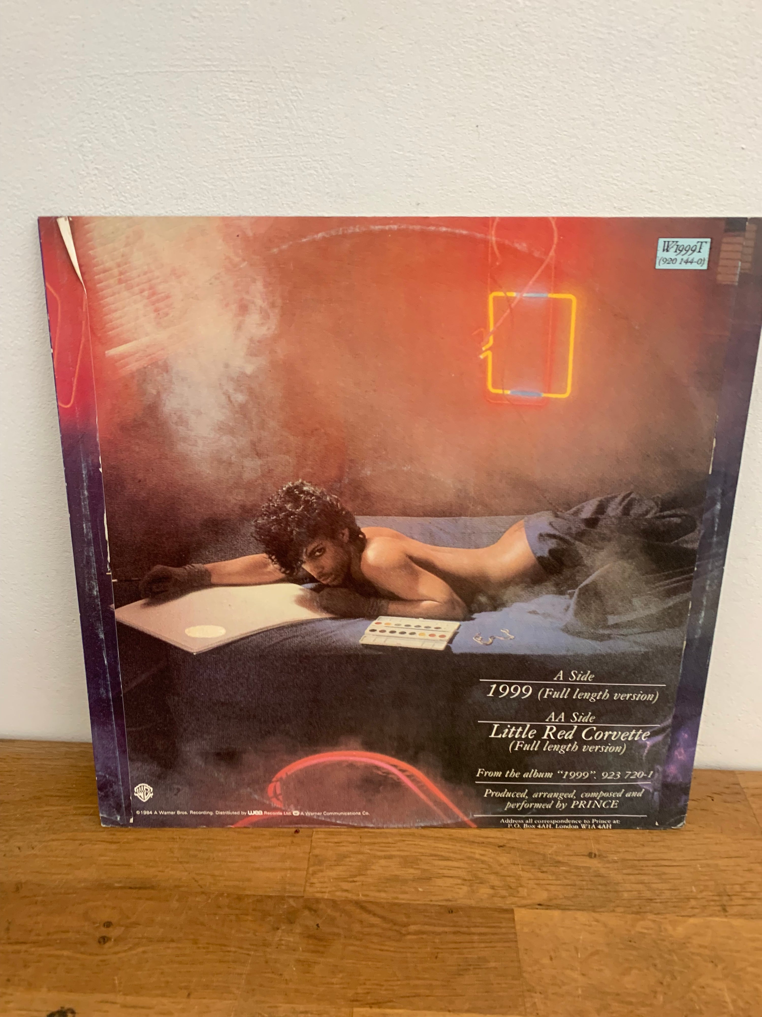Prince - 1999, 12” single , Warner Bros 1984.