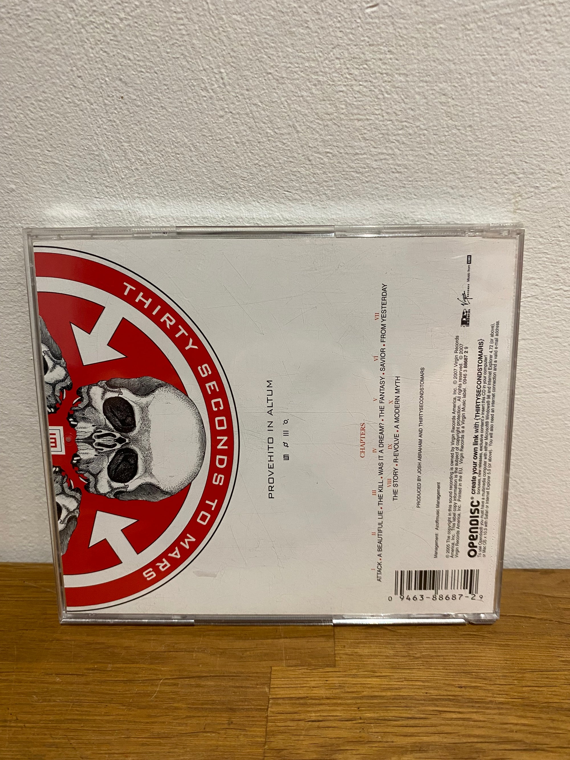 30 seconds to mars - A Beautiful Lie , cd album 2007 Virgin Records