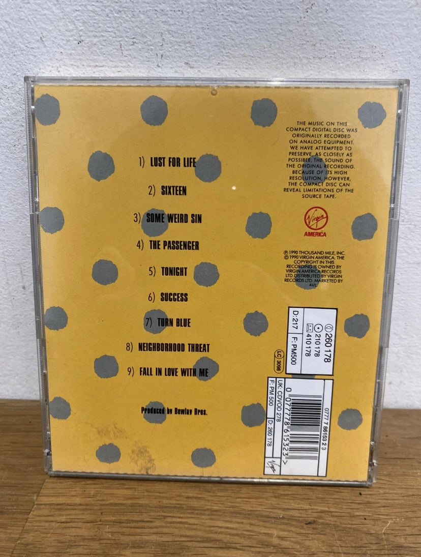 Iggy Pop – Lust For Life (CD Album, 1990)