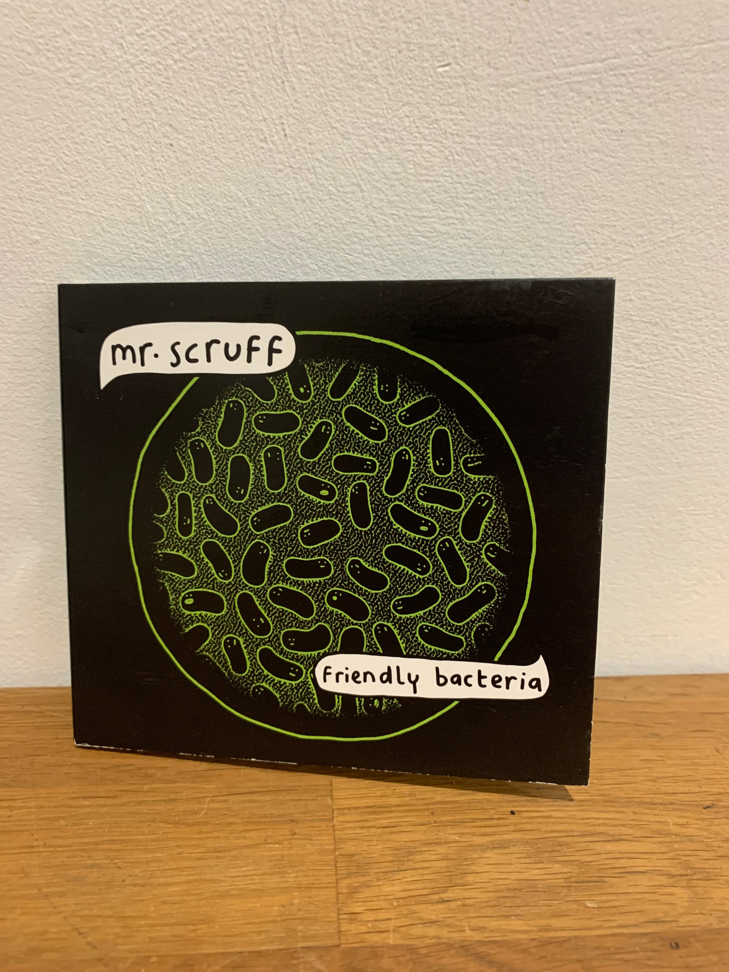 Mr Scruff - Friendly Bacteria, 2014 cd album , cardboard gatefold