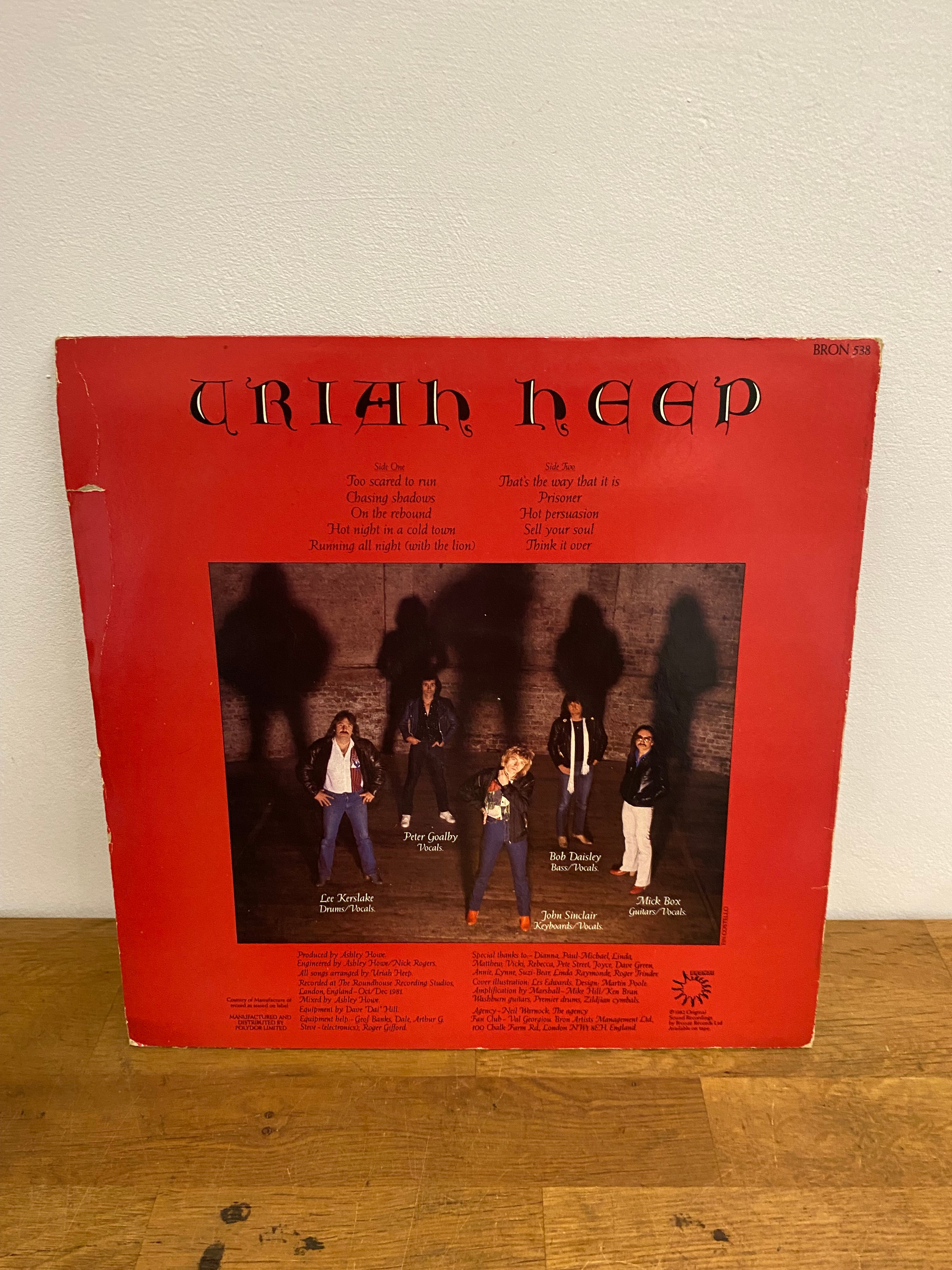 Uriah Heep - Abominog , LP Bronze label 1982