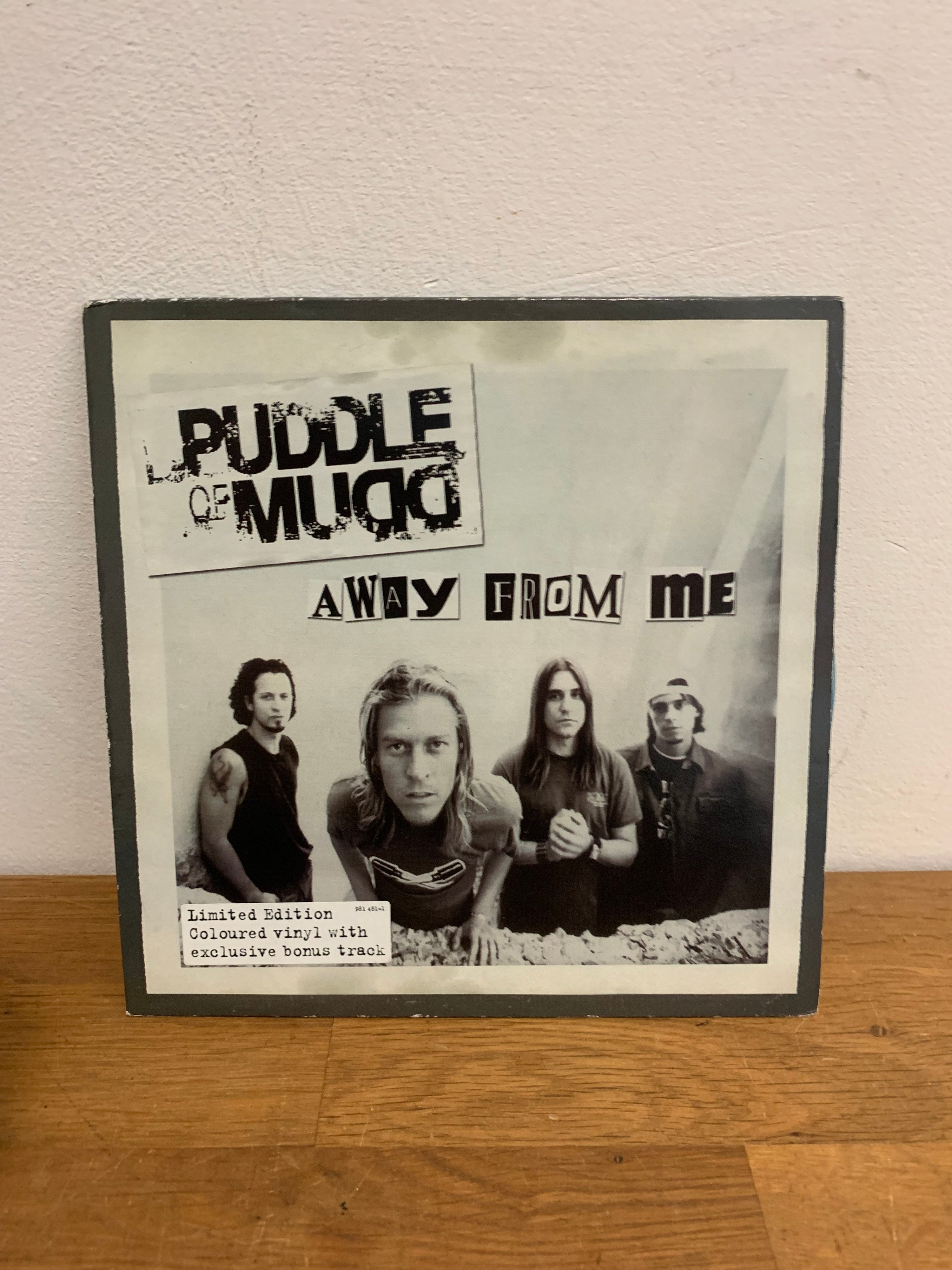 Puddle of Mudd - Away from me , 7” limited edition coloured vinyl.