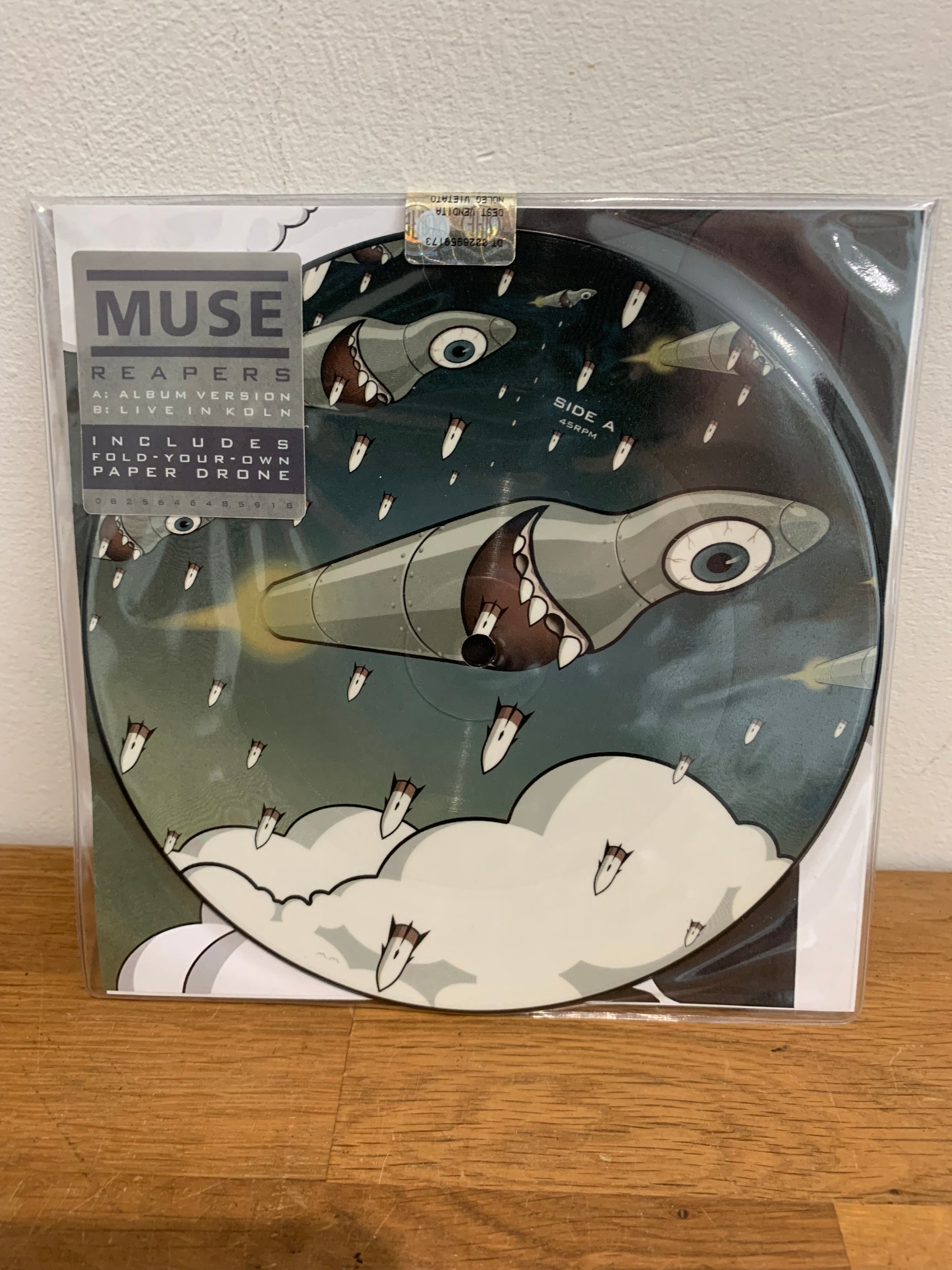 Muse - Reapers , 7” picture disc , sealed.
