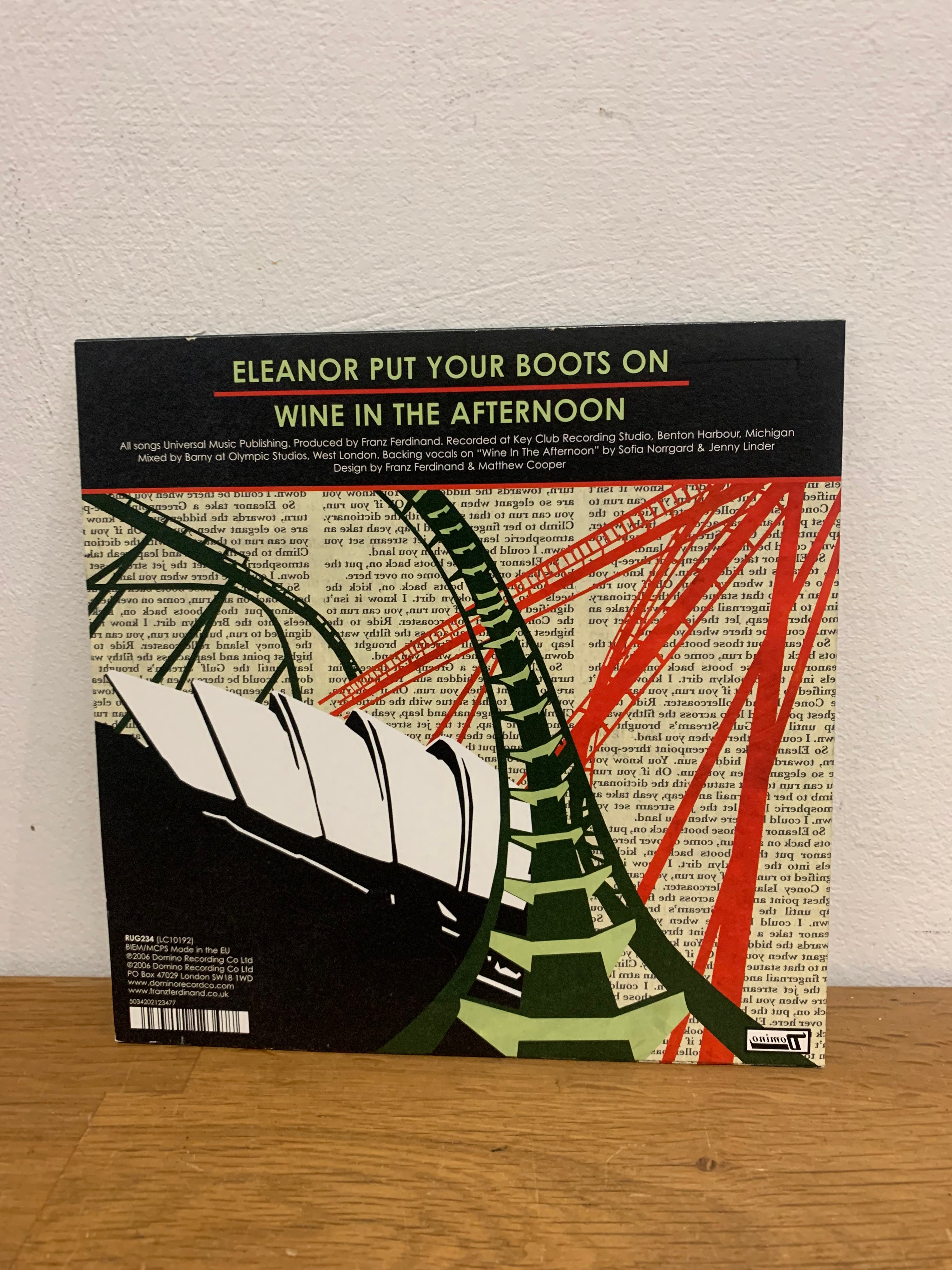 Franz Ferdinand - Eleanor in boots , 7 inch single, Domino records 2003