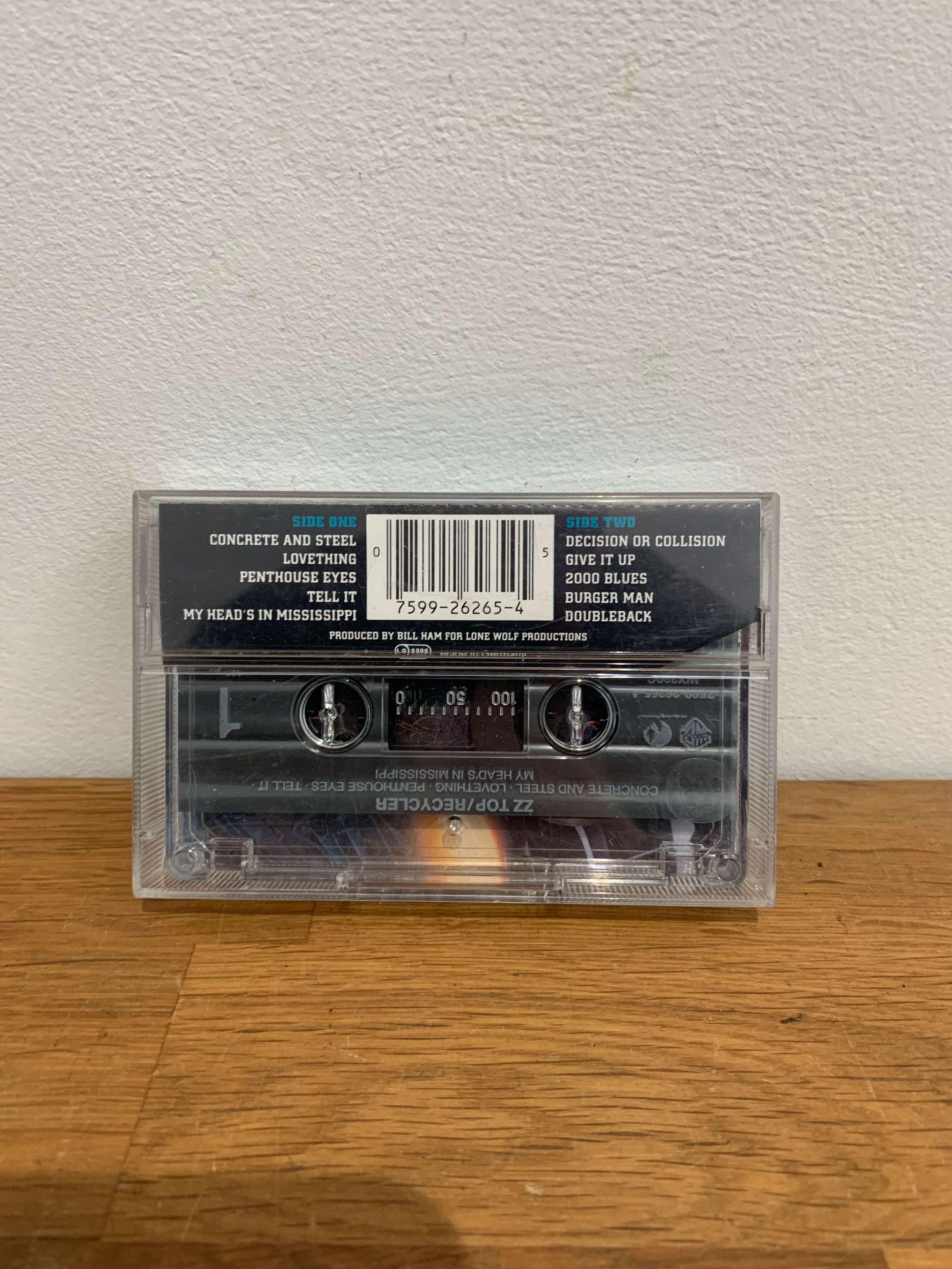 ZZ Top - Recycler , cassette album .