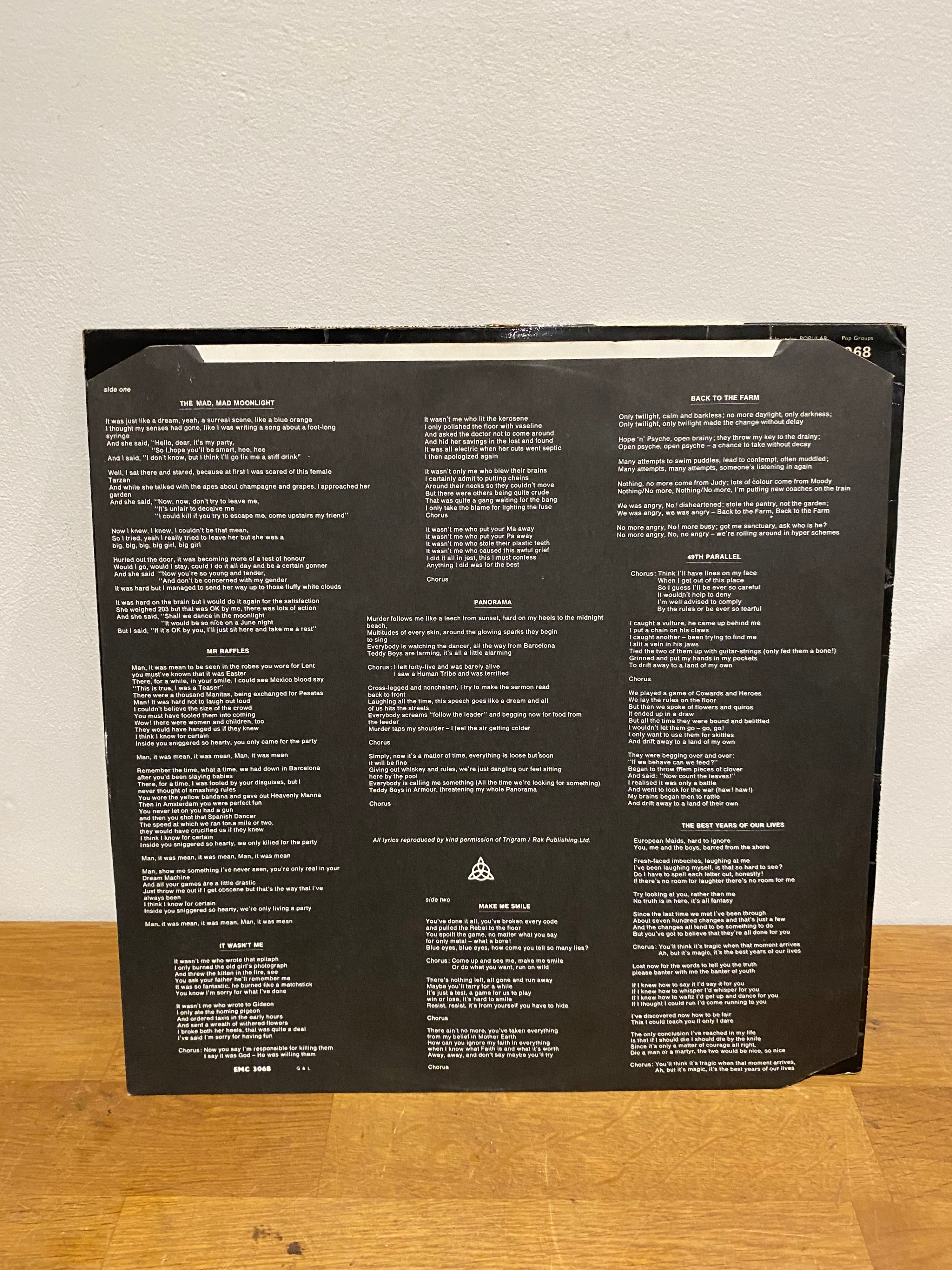 Steve Harley & Cockney Rebel - Best Years Of Our Lives Vinyl LP (1975)