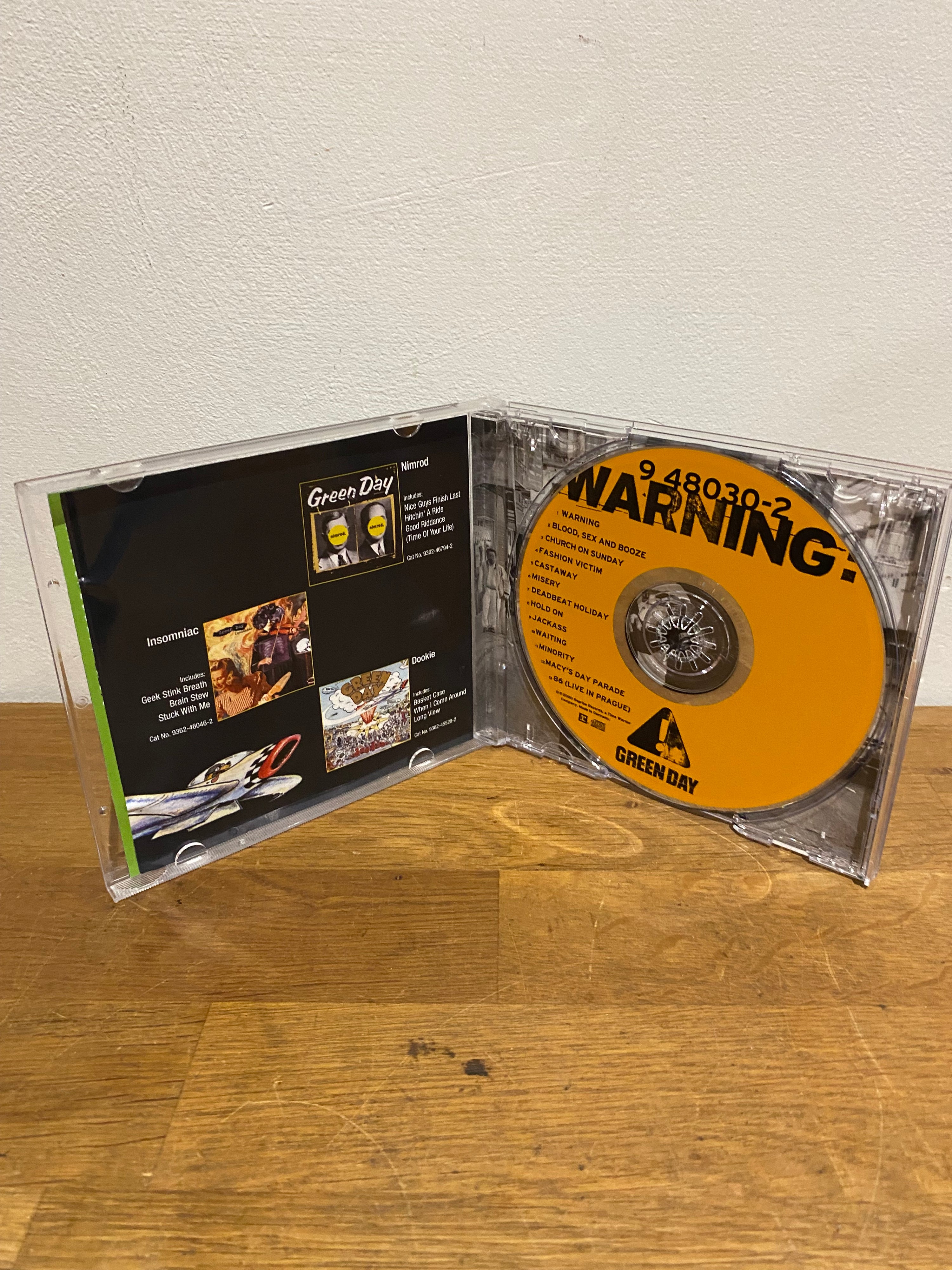 Green Day - Warning , cd album. Reprise records 2000