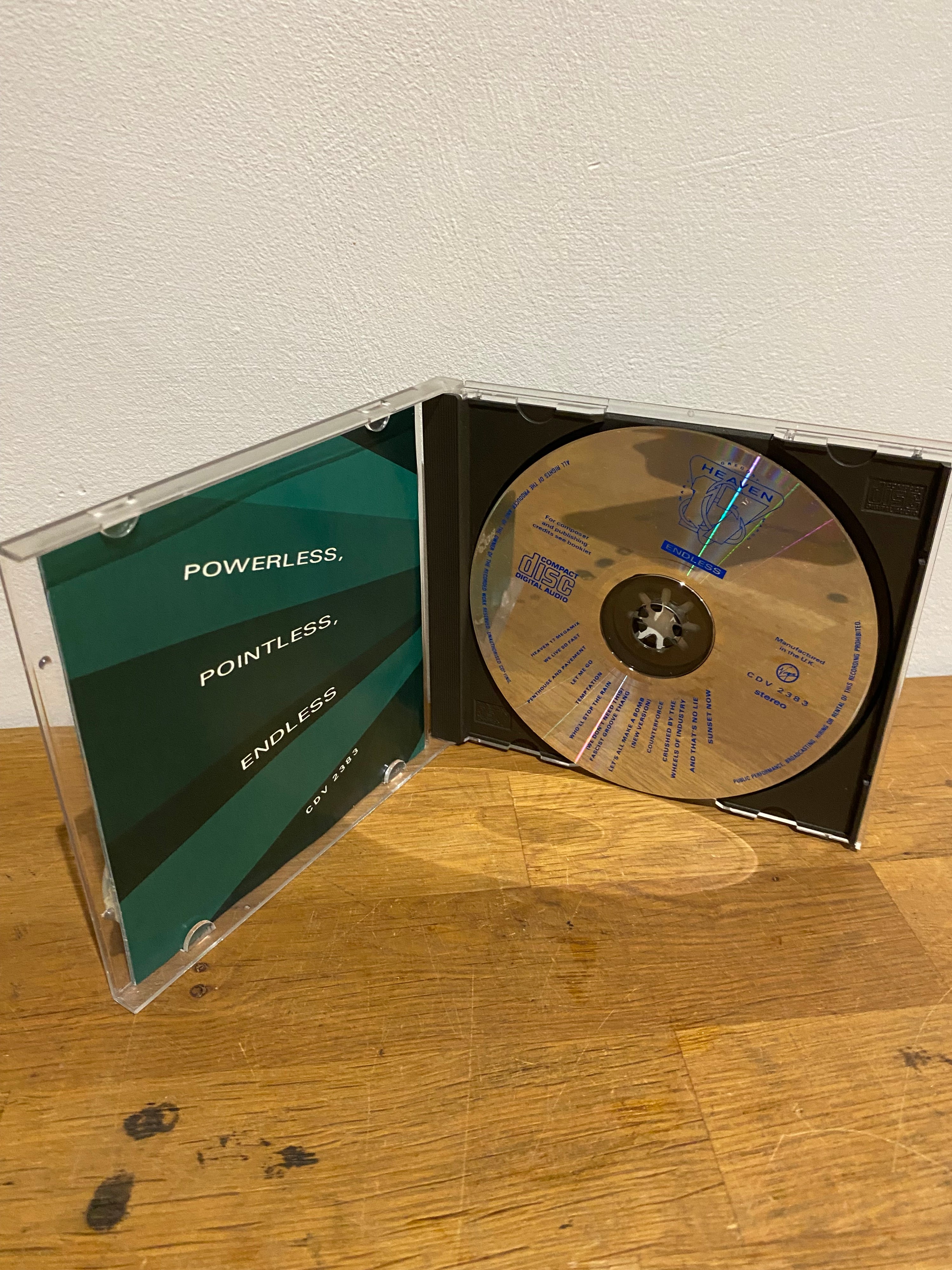 Heaven 17 - Endless , cd album , Virgin 1986