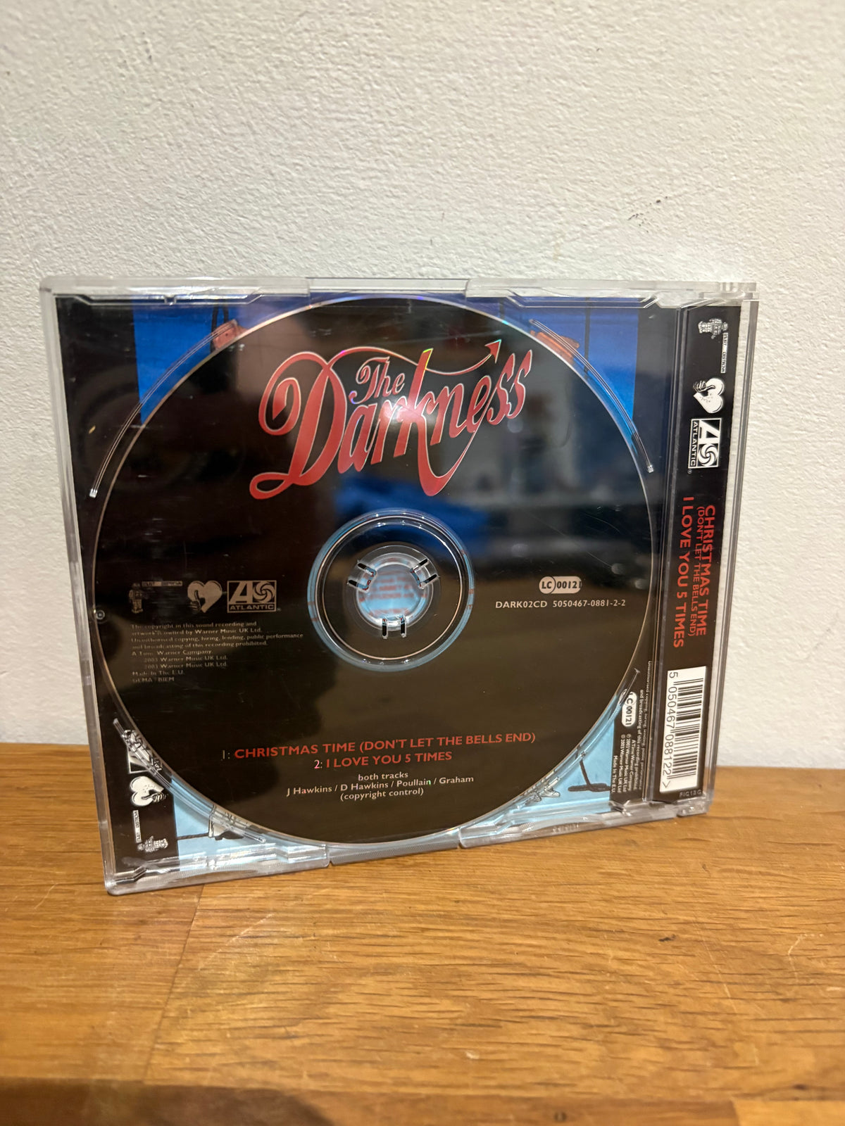 The Darkness - Christmas Time ( don’t let the bells end ) . 2 track cd single , 2003.