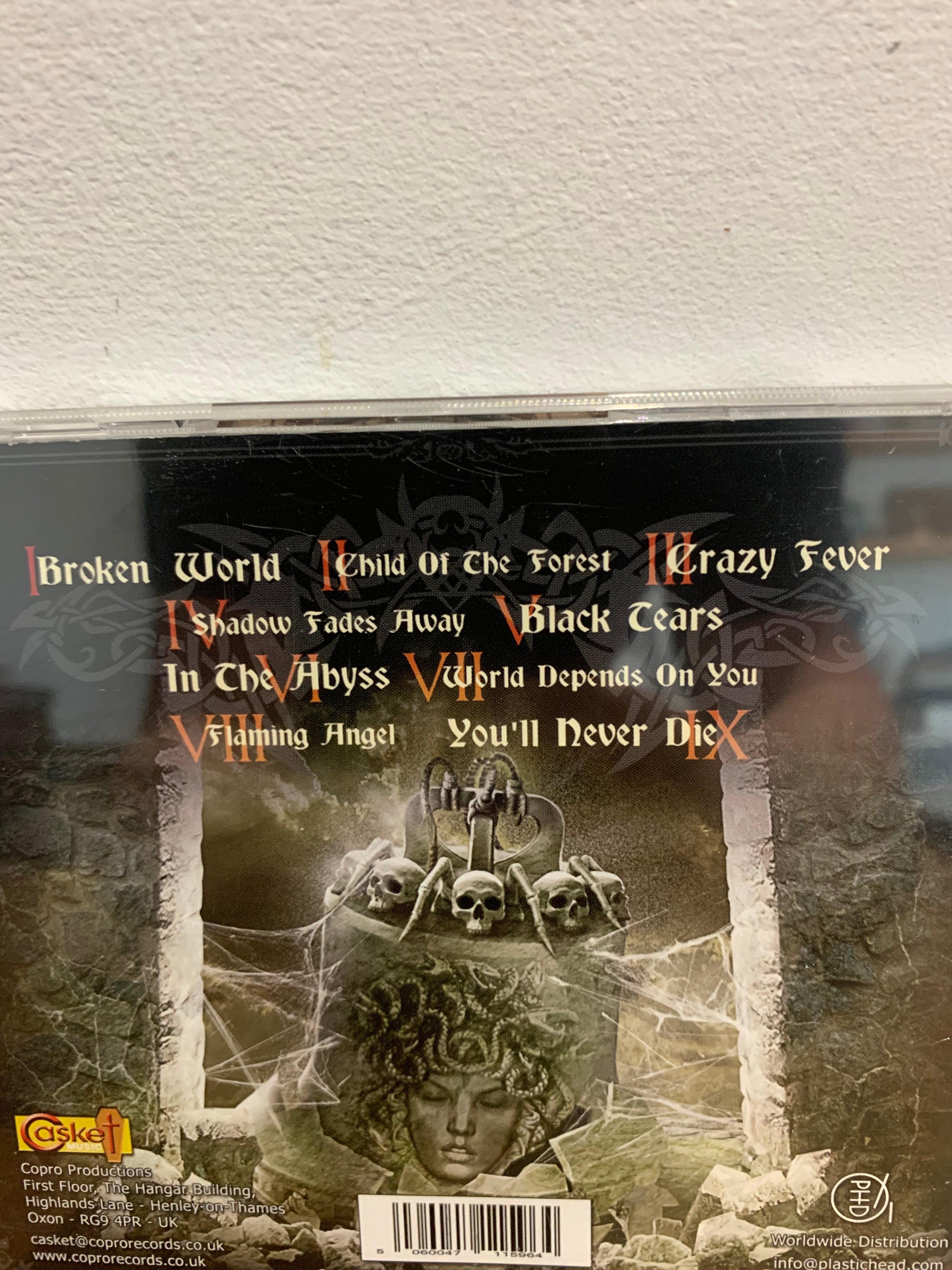 Scarleth - Break the silence, cd album , 2011 Casket records.