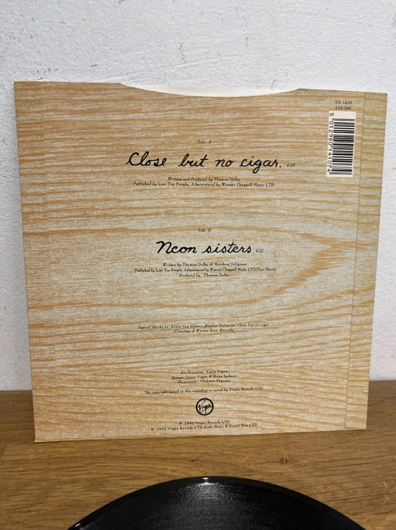Thomas Dolby - Close But Not Cigar (7" Single)