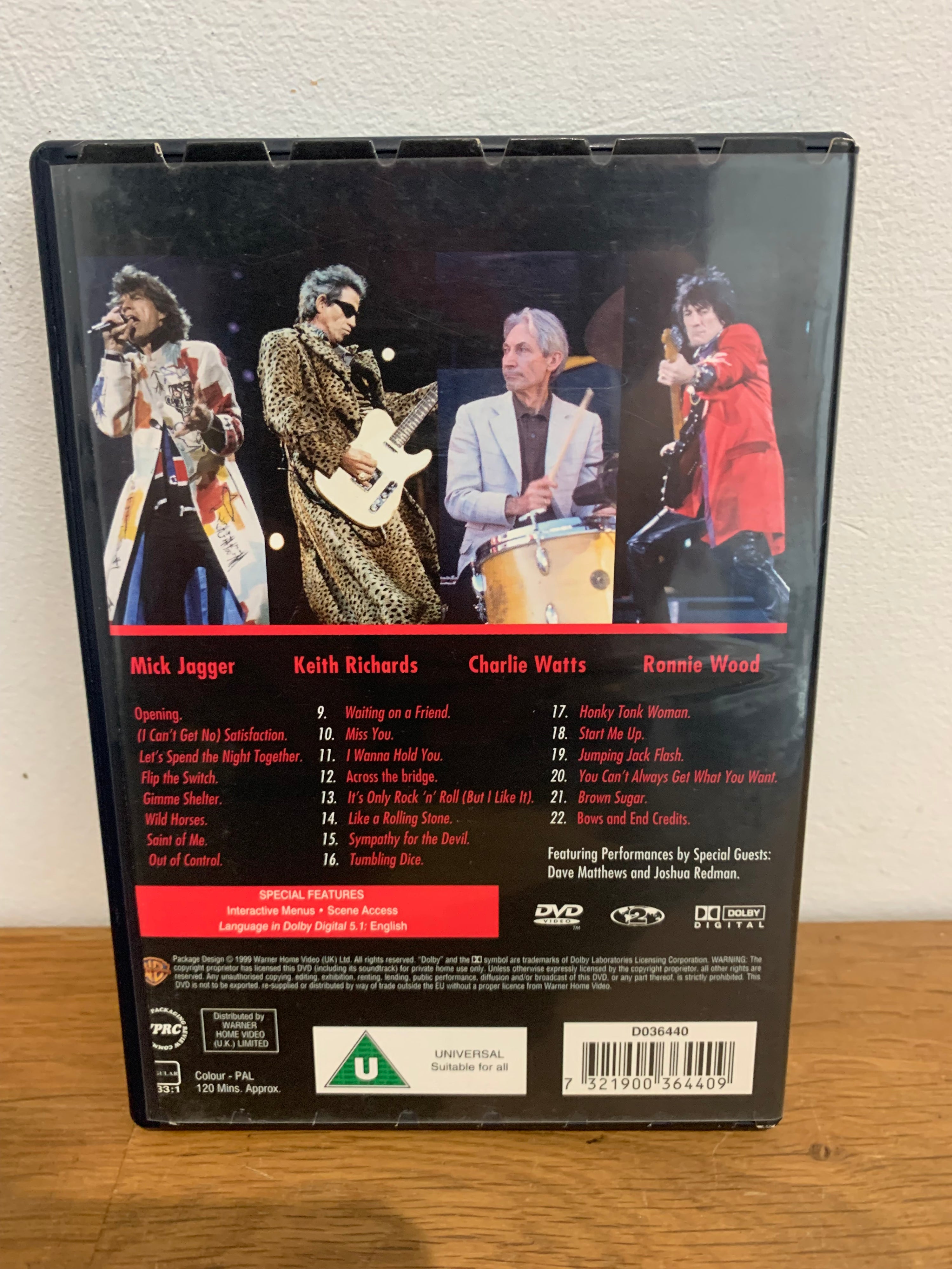 The Rolling Stones - Bridges to Babylon Tour 97-98, Dvd