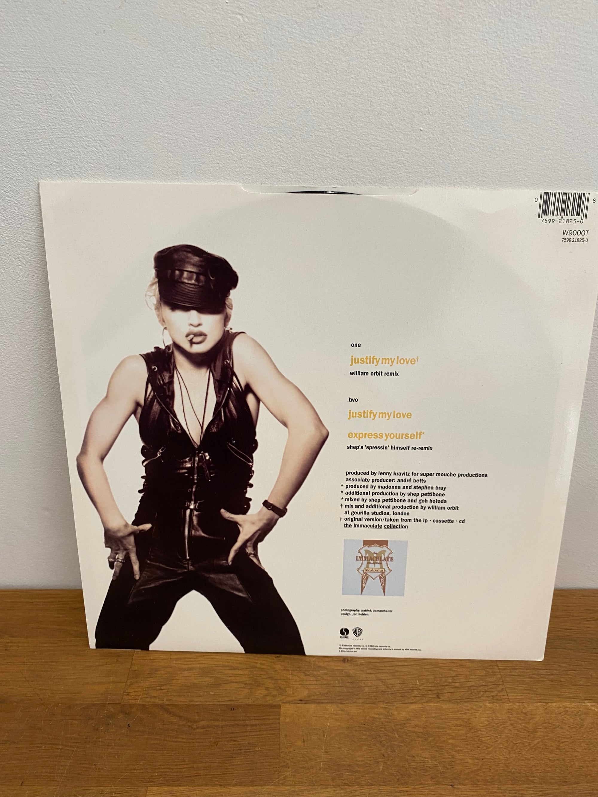 Madonna - Justify my love , 12” single