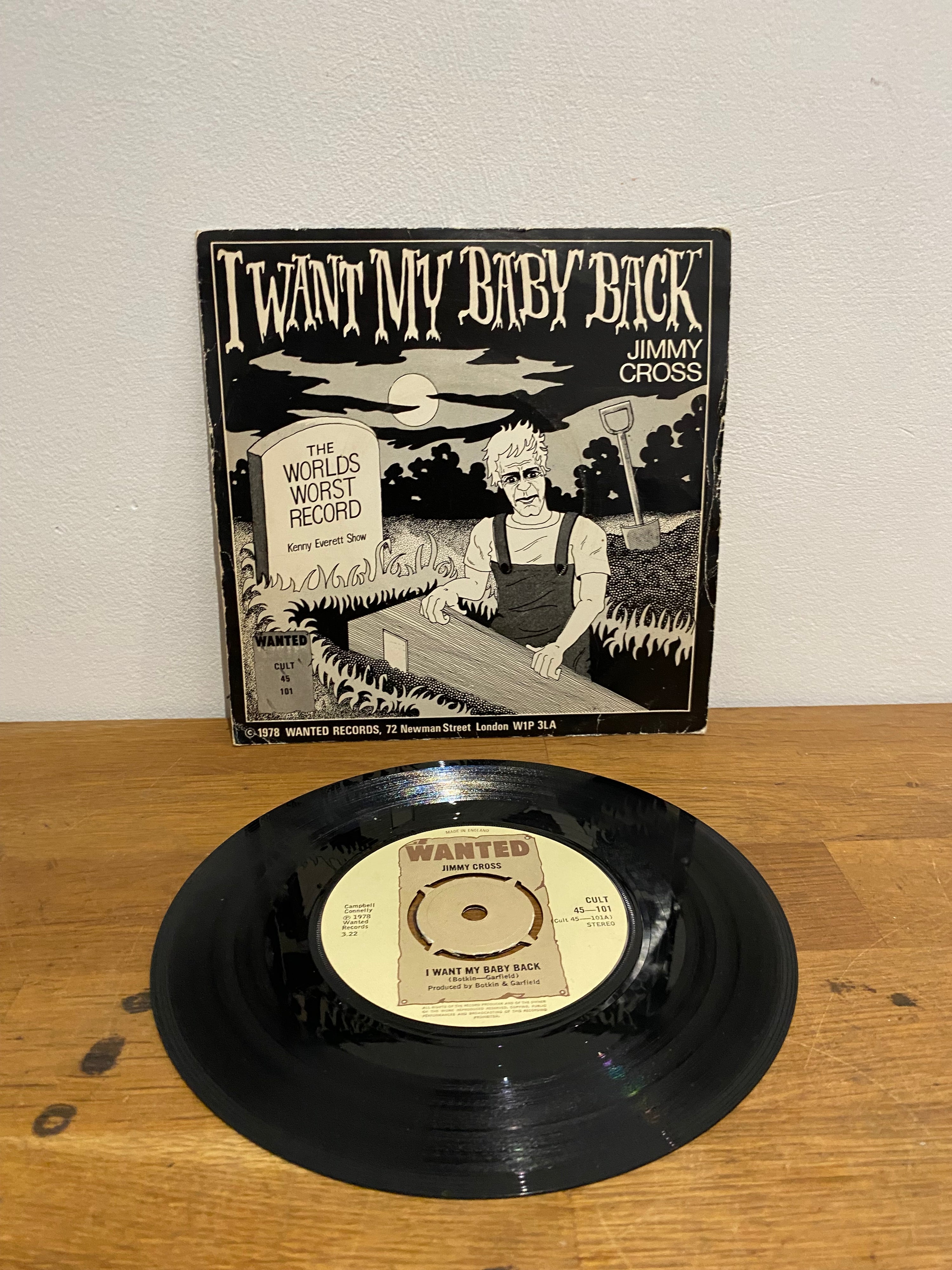 Jimmy Cross - I Want my baby back , 1978, 7” single