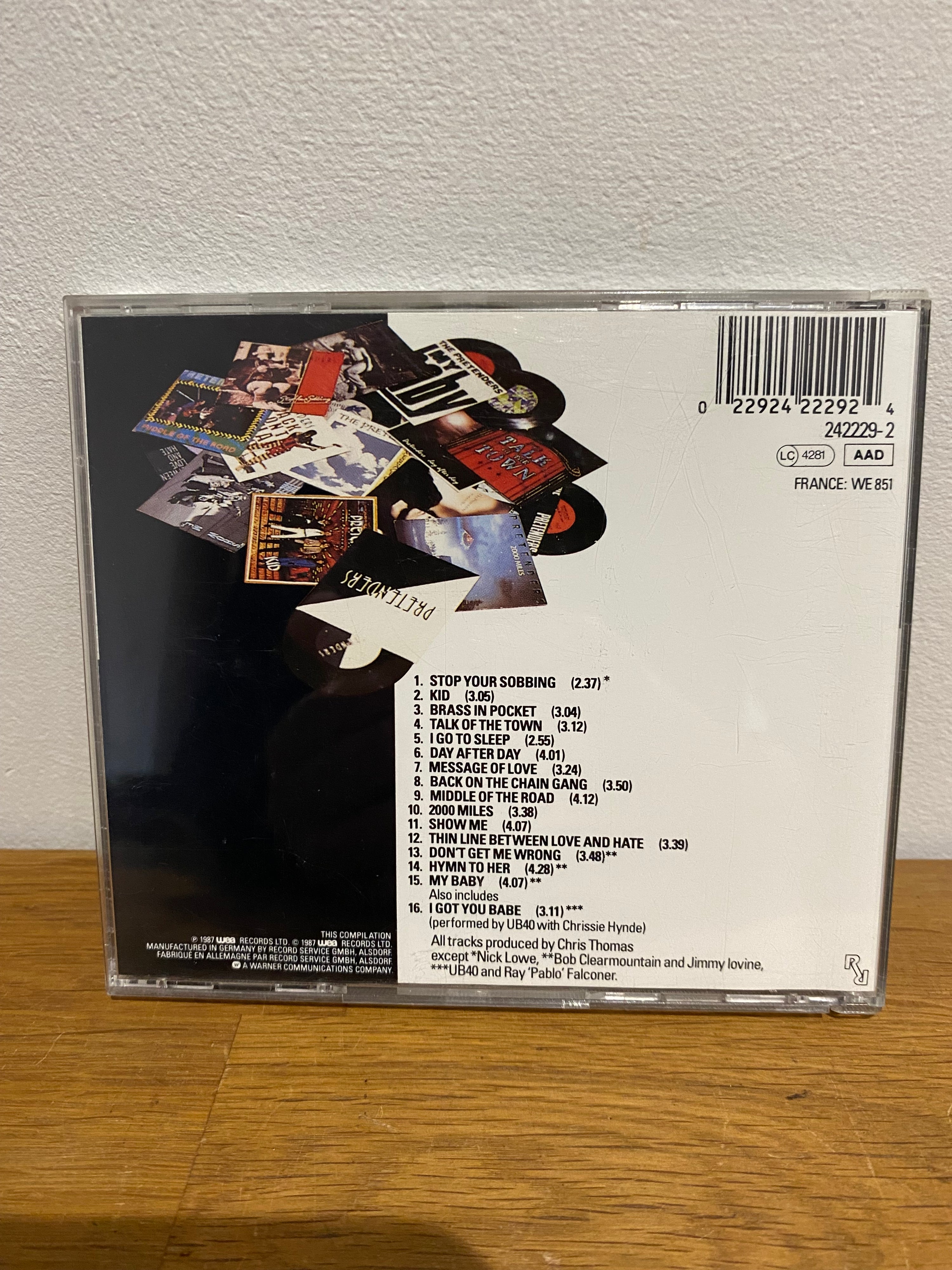 Pretenders - The Singles , cd album 1987