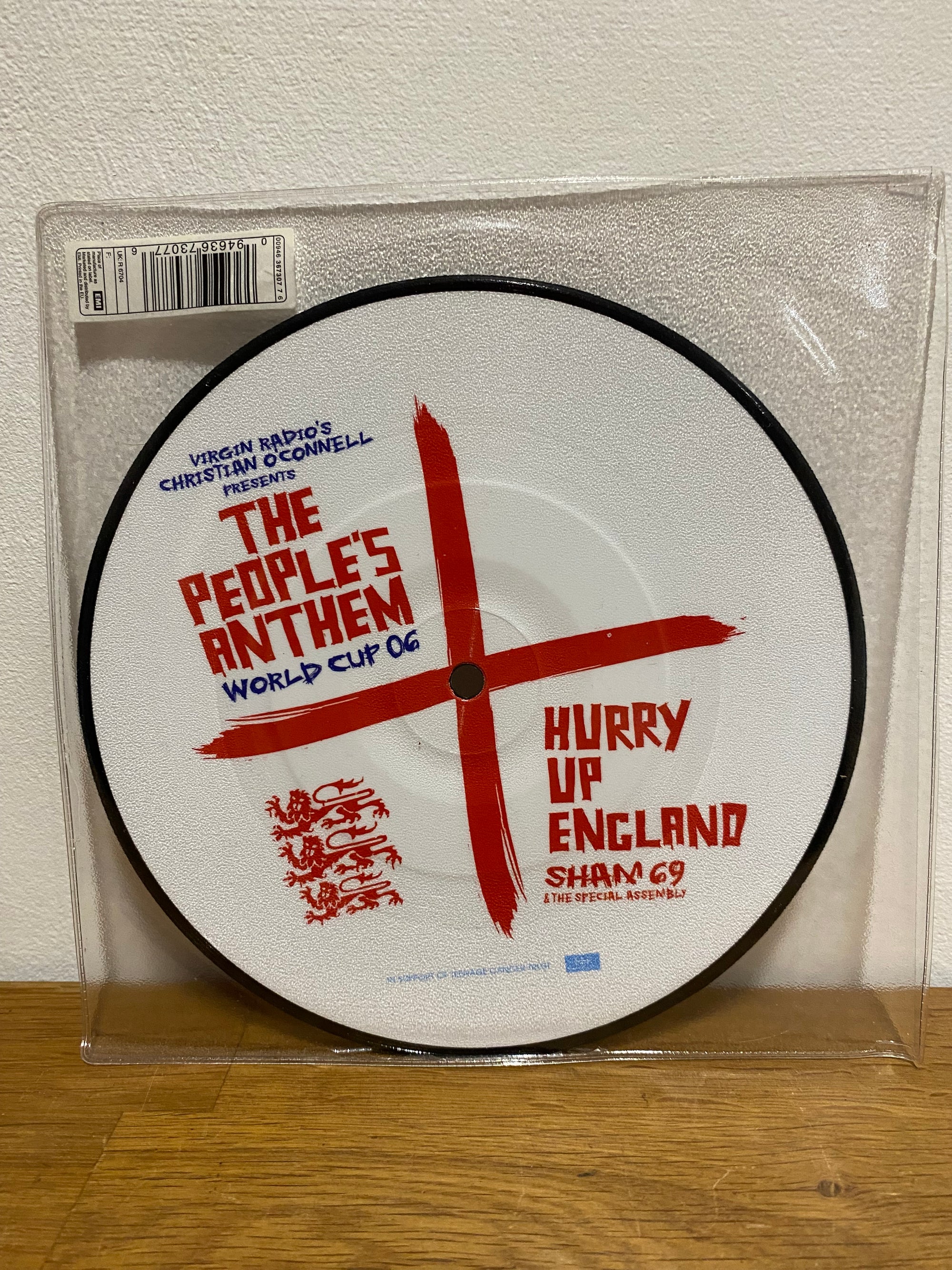 Sham 69 + The Special Assembly- Hurry up England, 7” picture disc