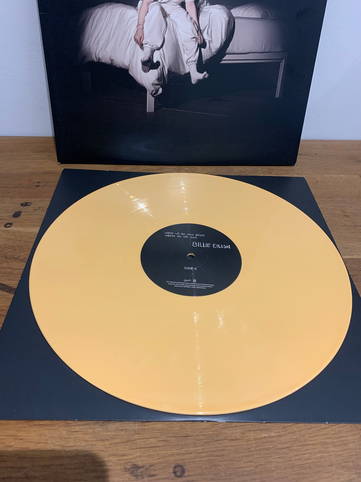 Billie Eilish - When we fall asleep, where do we go ? 12 inch album , orange vinyl.