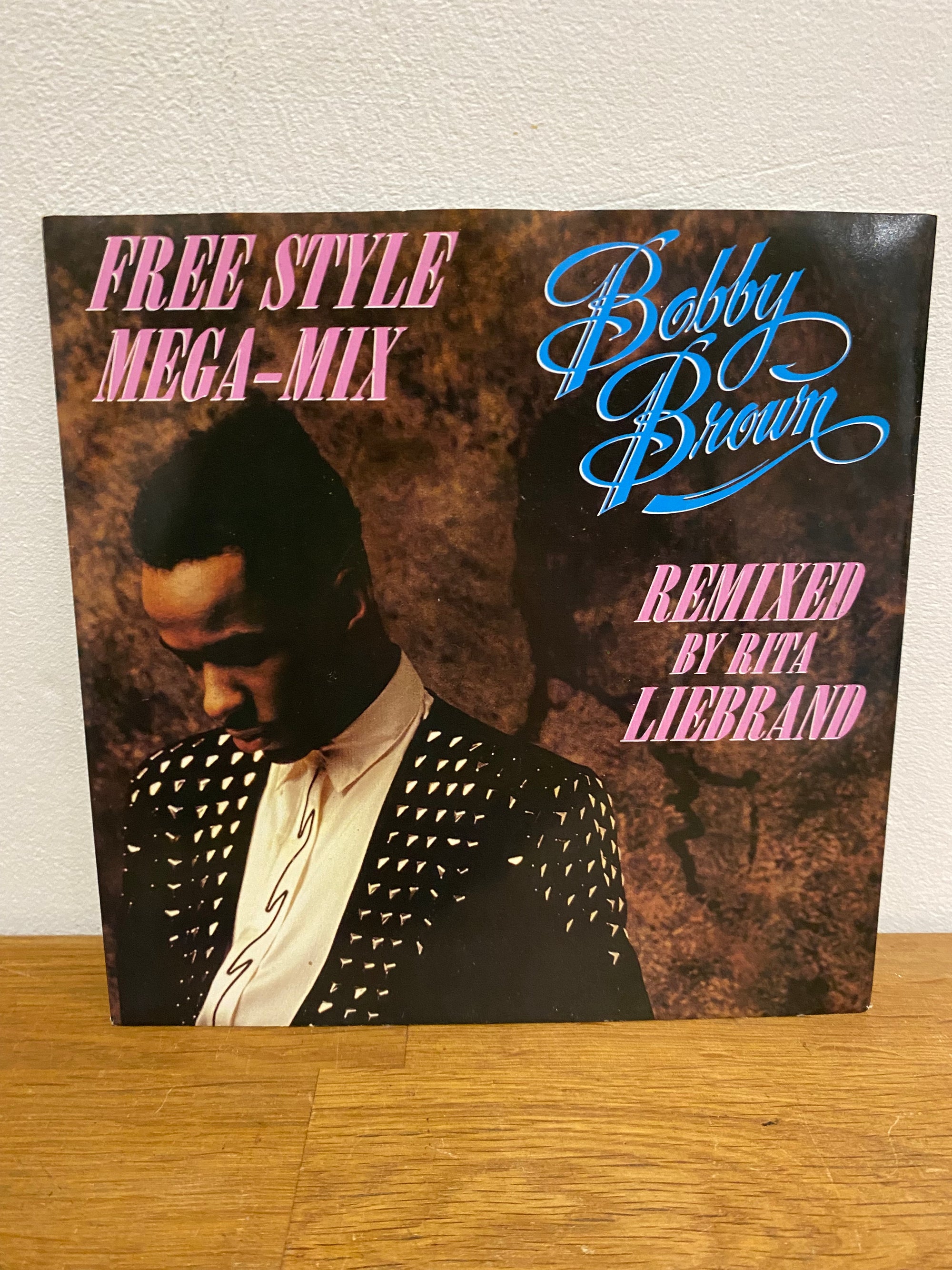 Bobby Brown - Free style mega mix ,  7 inch single, 1990