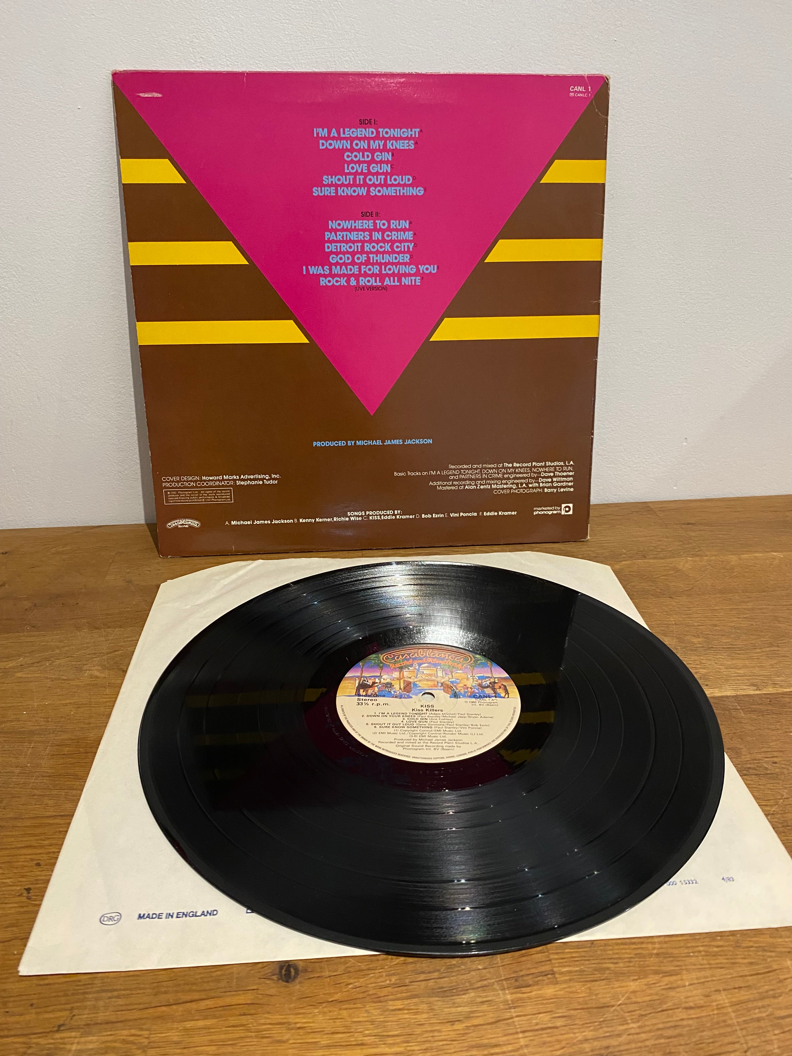 Kiss - Killers , LP vinyl, 1982