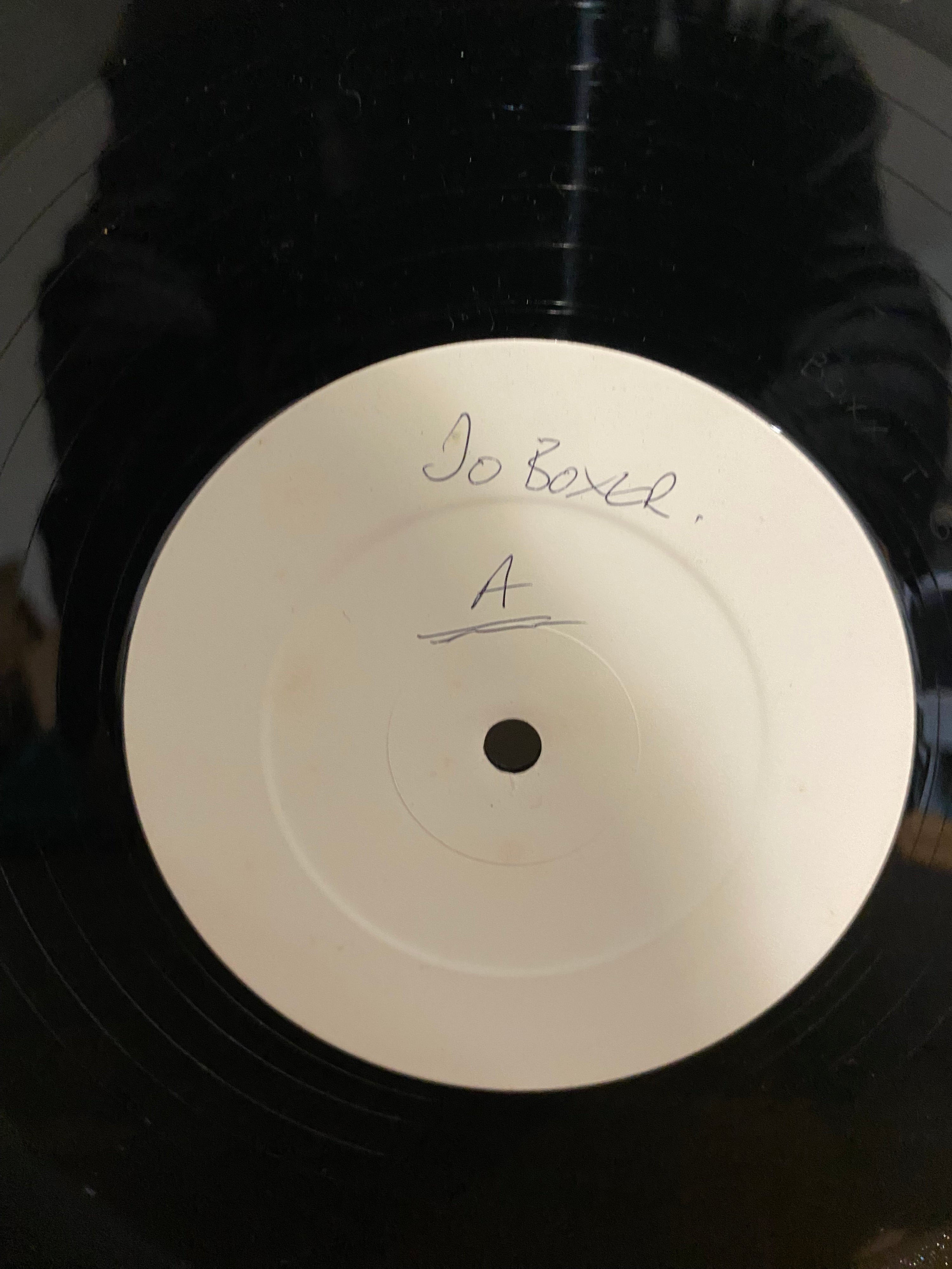 Joboxers - Is this really the first time,  12” Promo , White Label