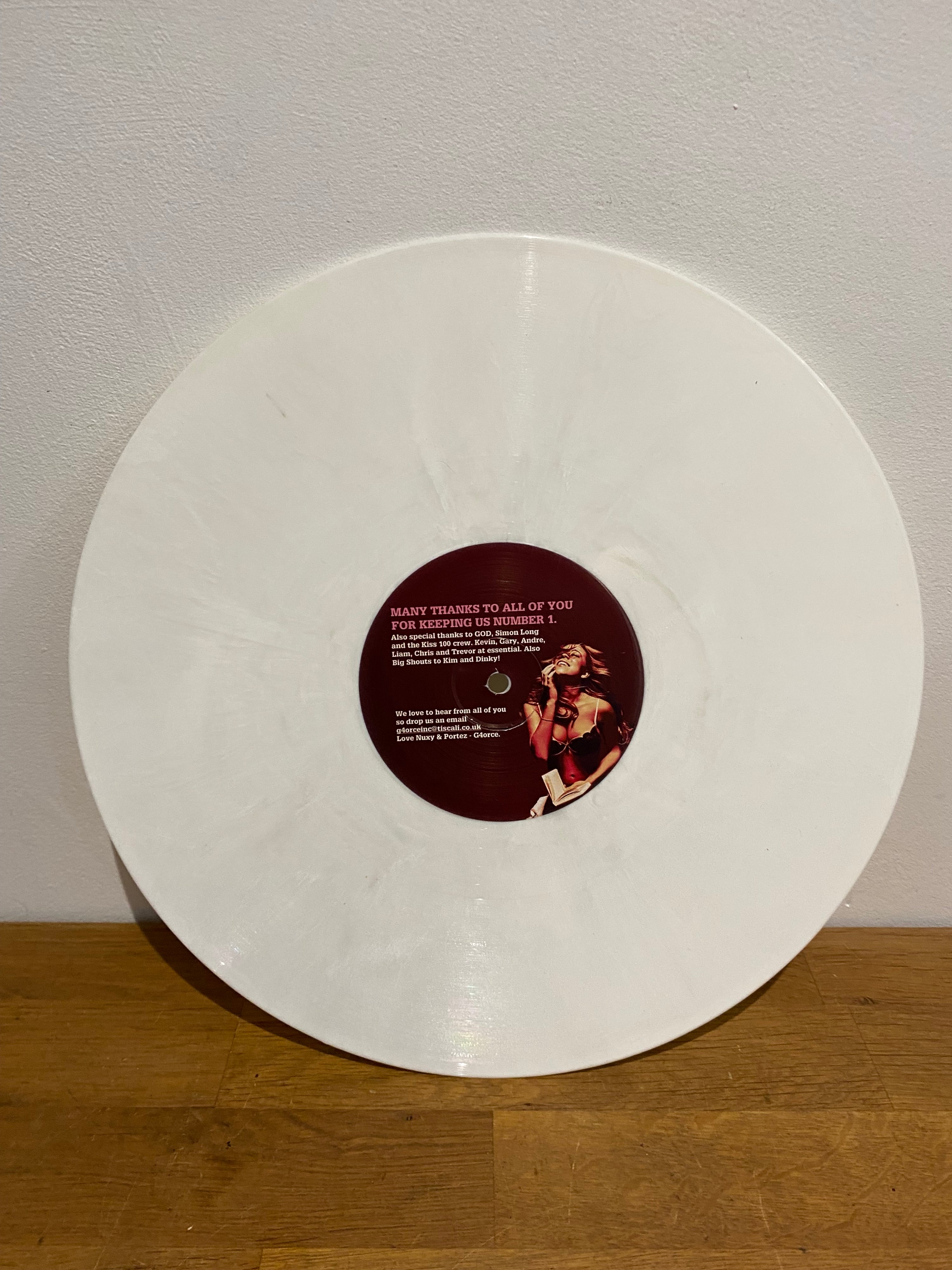 Busta Rhymes + Mariah Carey - I know what you want , ltd ed of 1000 white vinyl 12” single