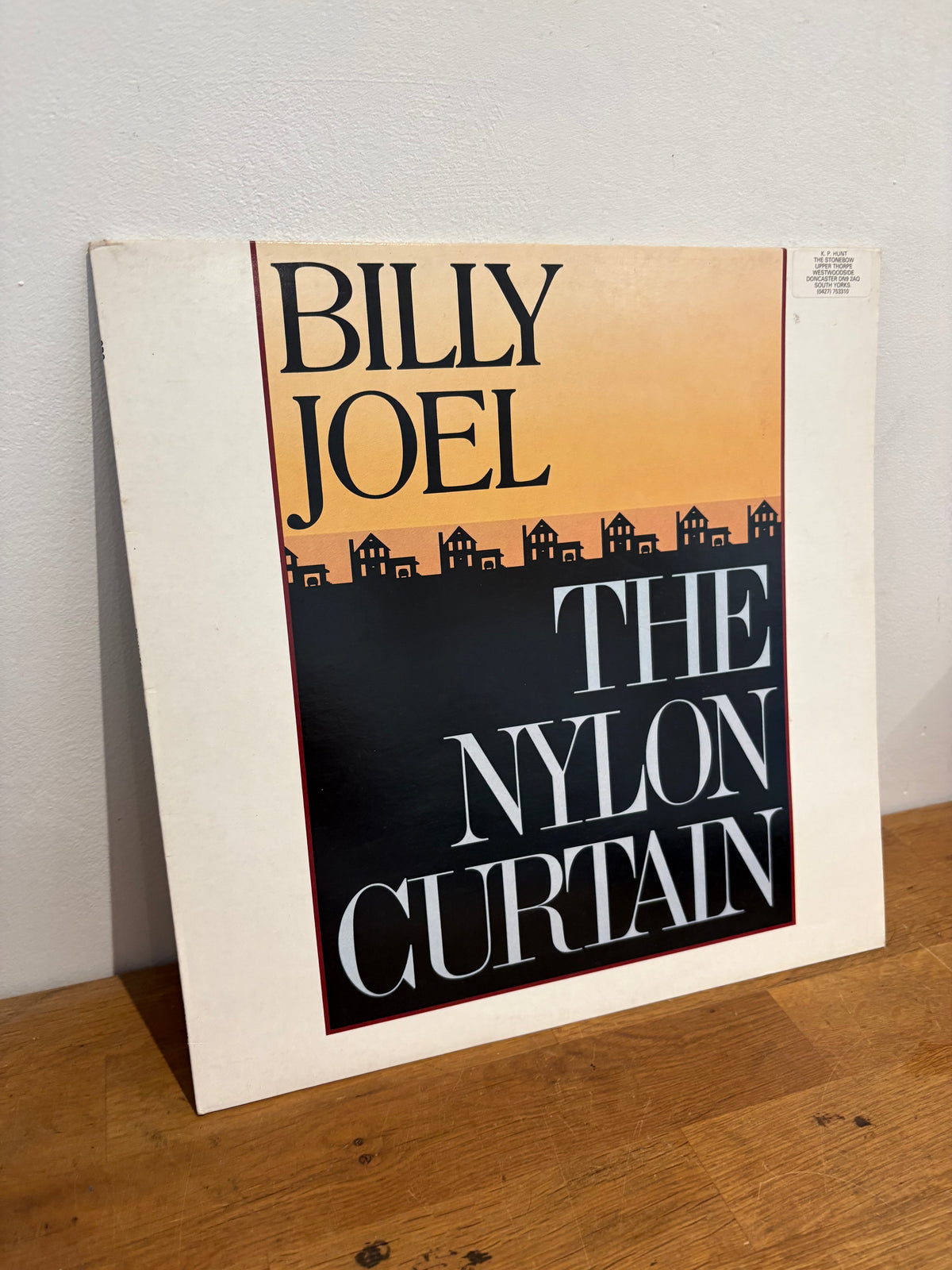 Billy Joel - The nylon curtain, 12 inch LP album , CBS 1982.