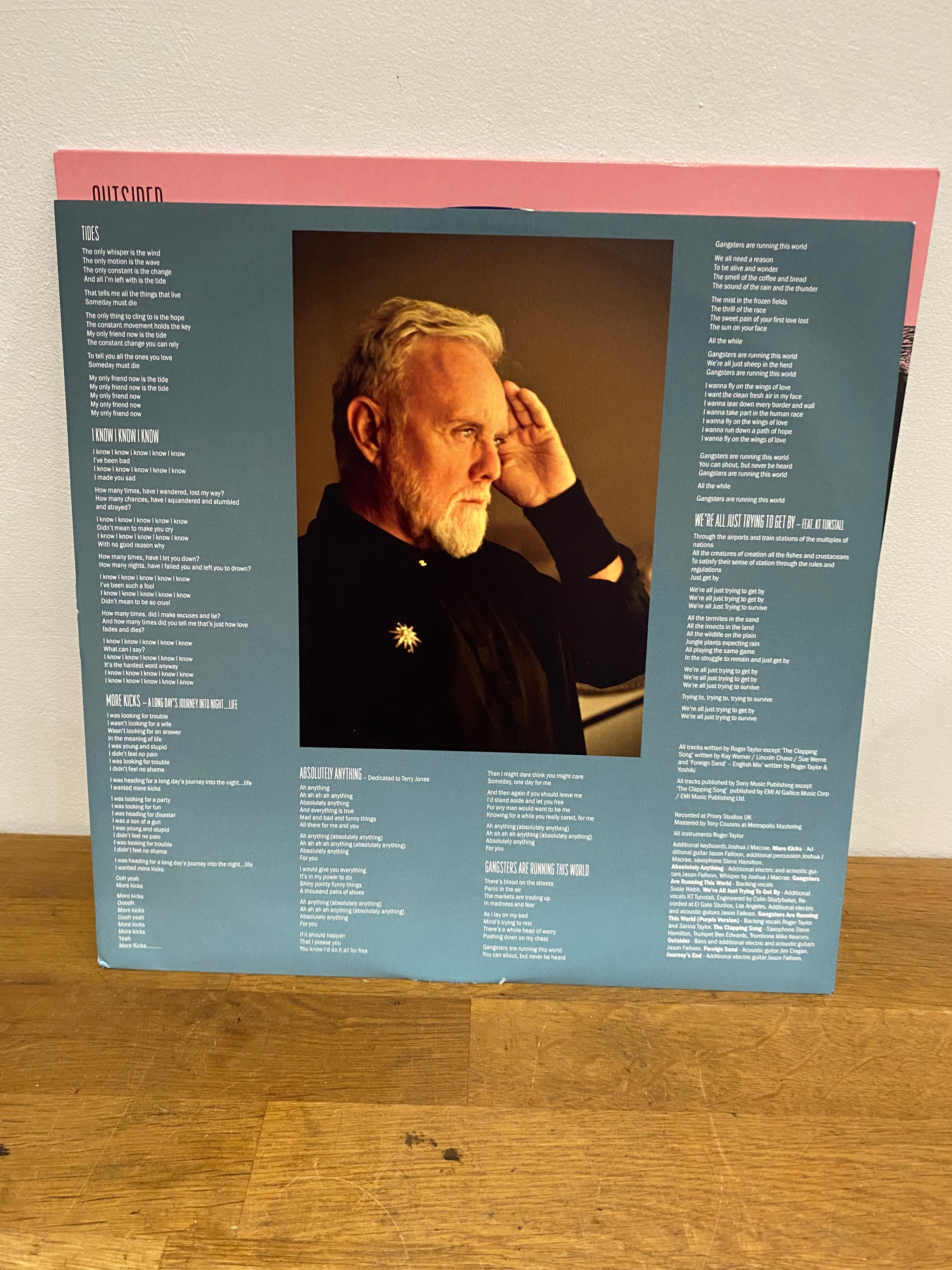 Roger Taylor - Outsider, 12” album , blue vinyl, EMI, 2021