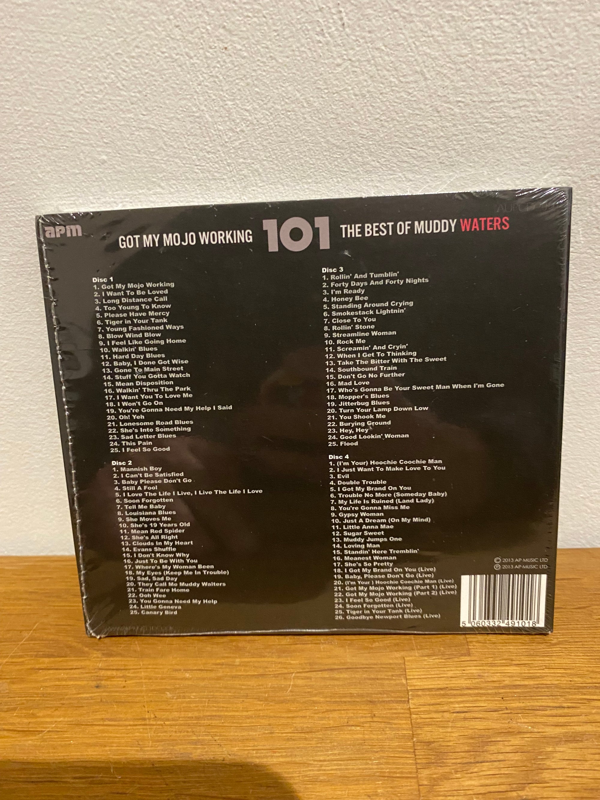 The Best of Muddy Waters , Got My Mojo Working , New and sealed cardboard gatefold sleeve, 4 cd set