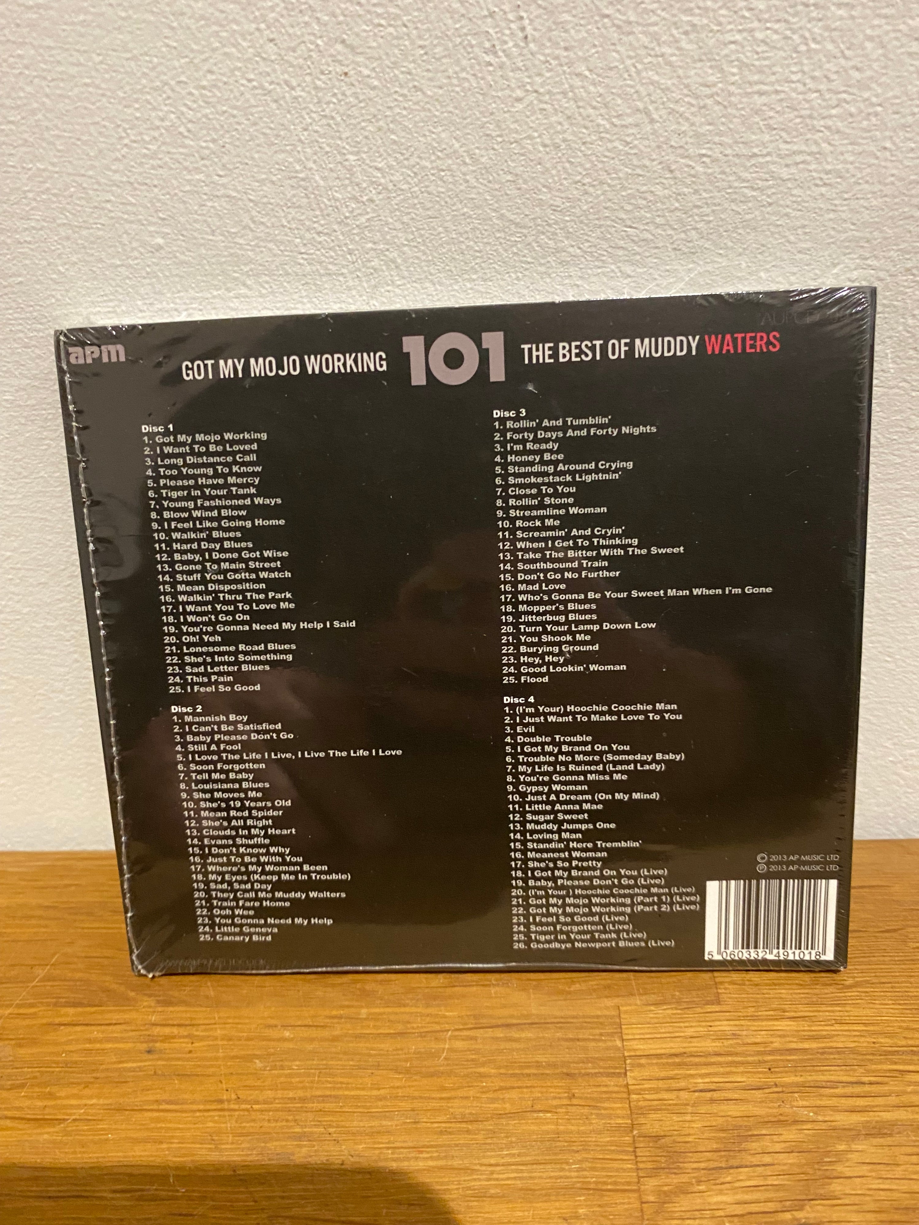 The Best of Muddy Waters , Got My Mojo Working , New and sealed cardboard gatefold sleeve, 4 cd set