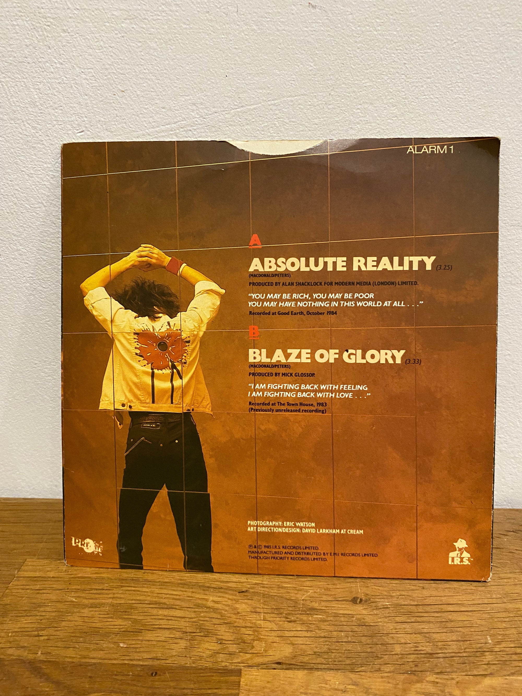 The Alarm - Absolute Reality, 1985 , 7” single