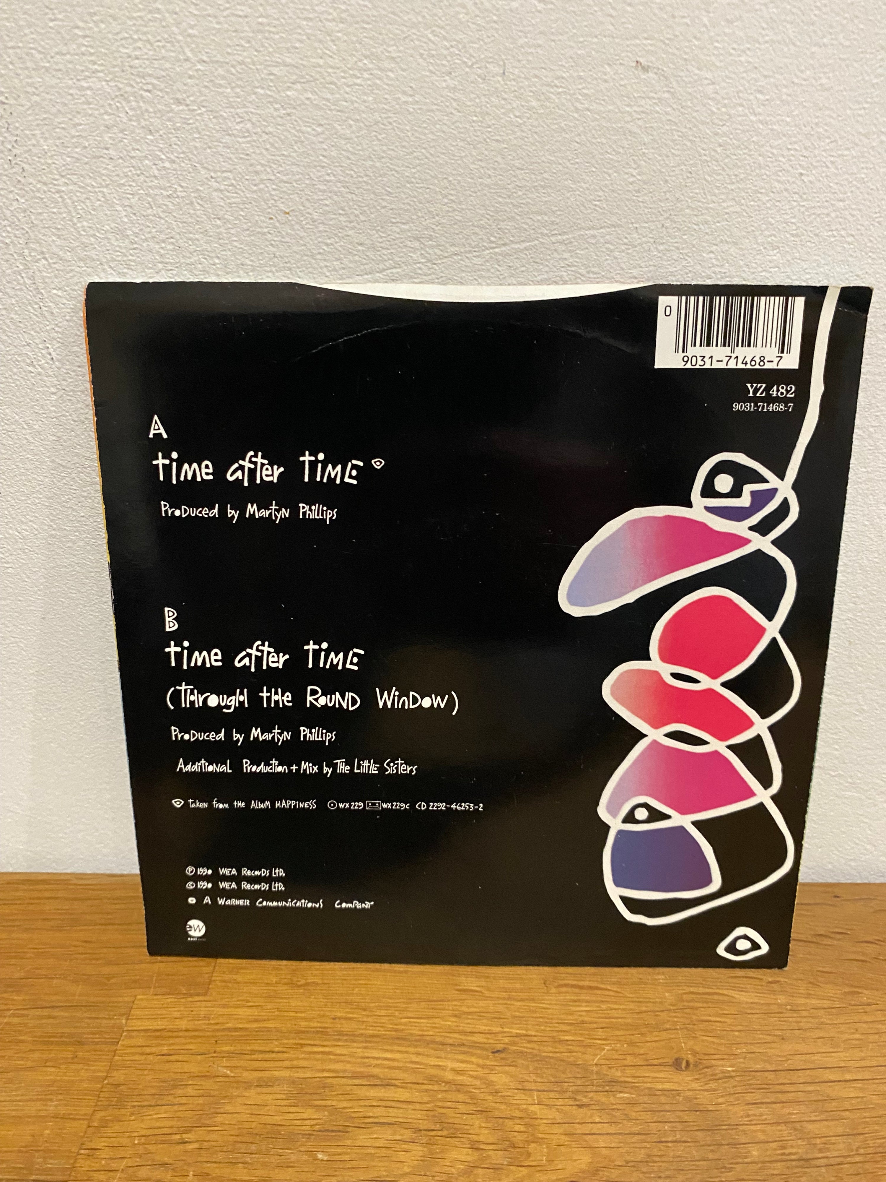 The Beloved - Time after time. 7” single, 1990 WEA Records