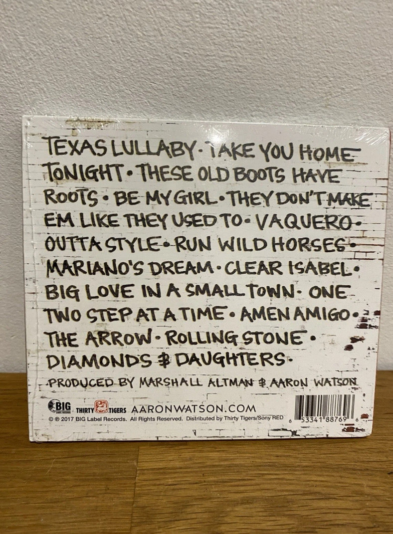 Aaron Watson - Vaquero , new and sealed cd album , 2017.