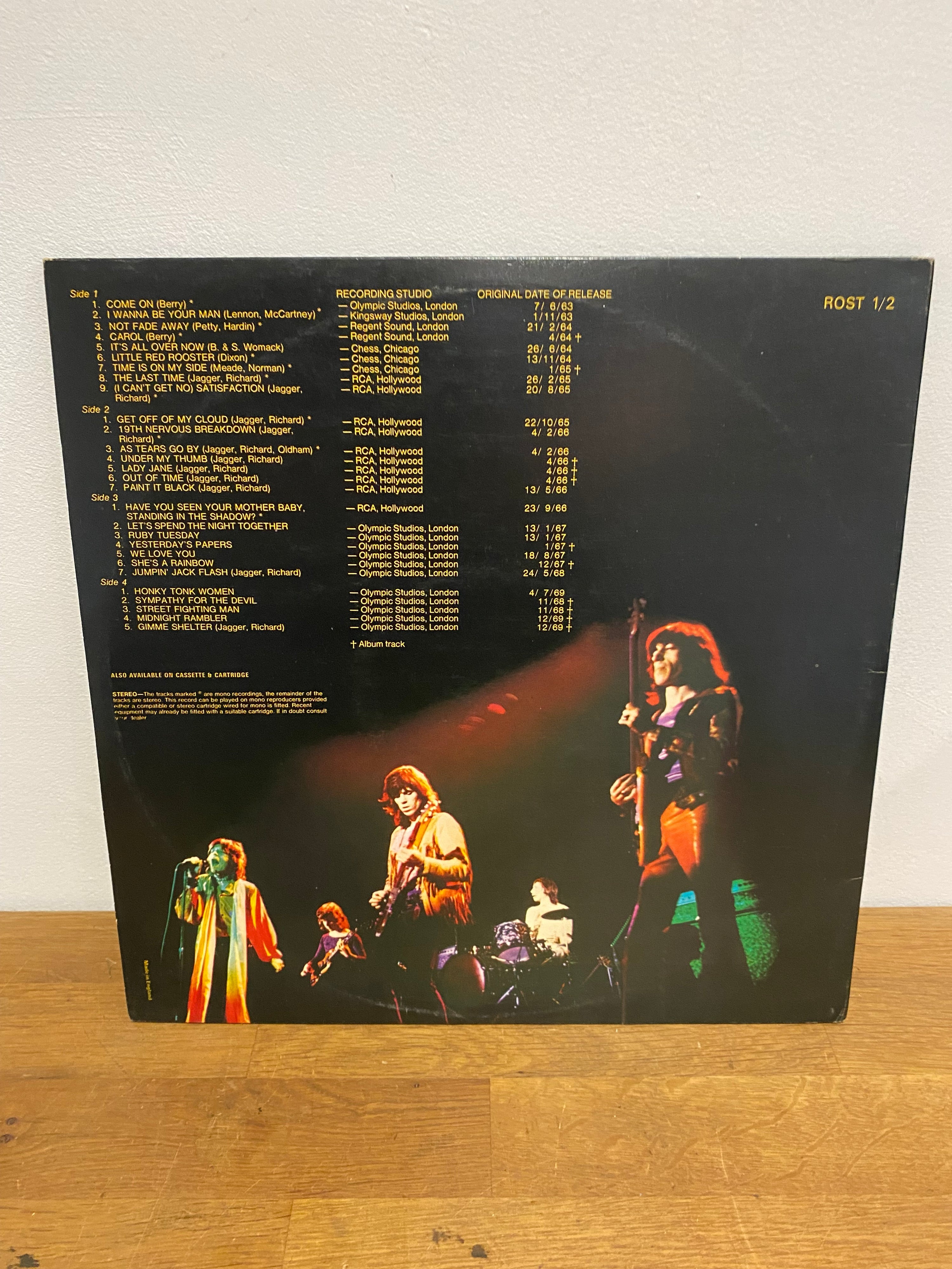 Rolling Stones - Rolled Gold , Decca 1975 , Double 12” album, ROST 1/2