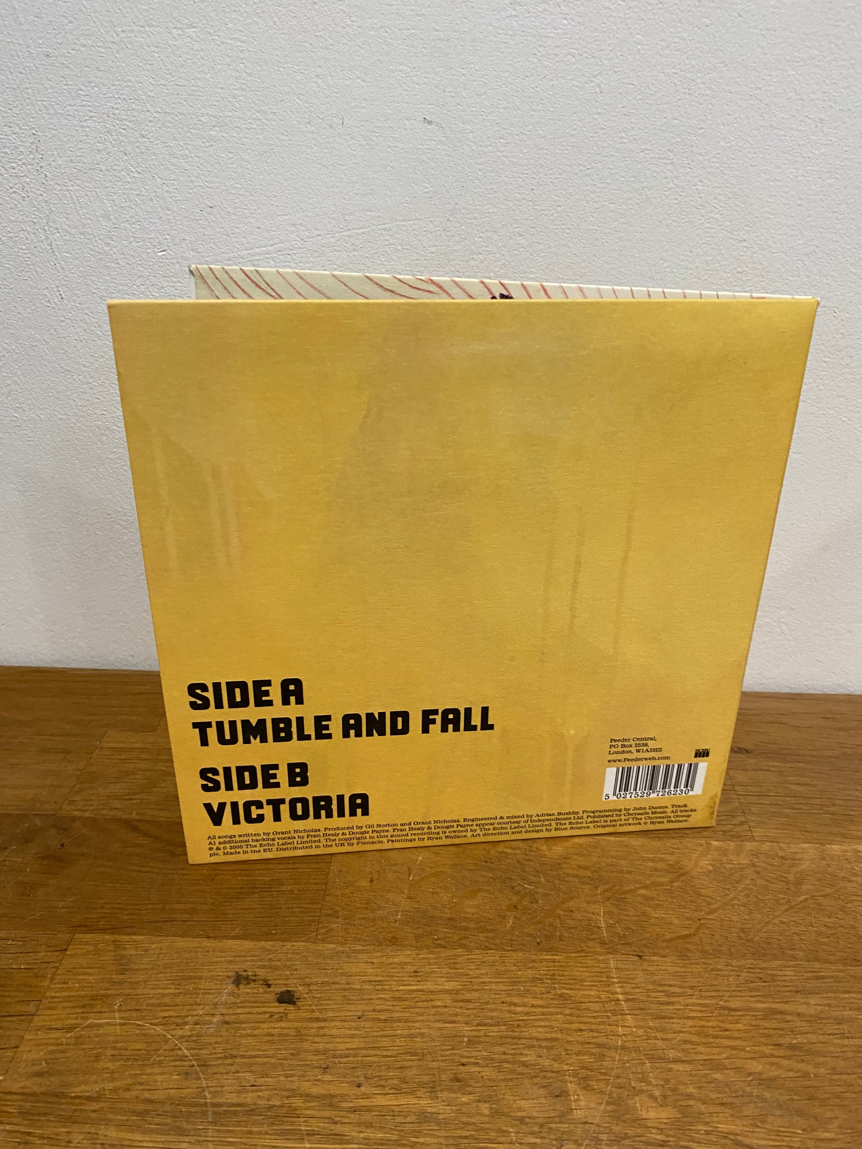 Feeder - Tumble and fall , 7”single , gatefold sleeve, 2005 Echo