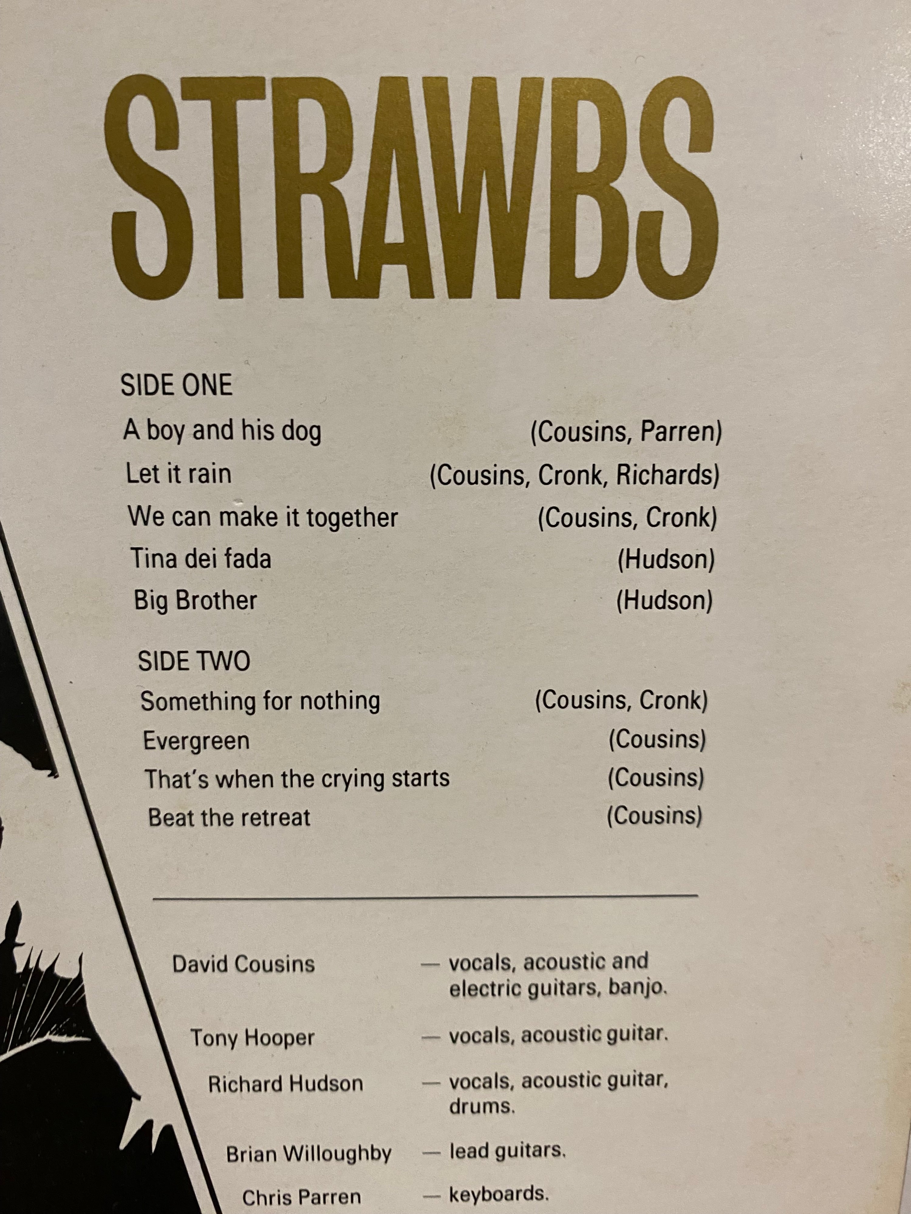 Strawbs - Don’t say goodbye, LP vinyl, 1987 Strawberry hill productions.