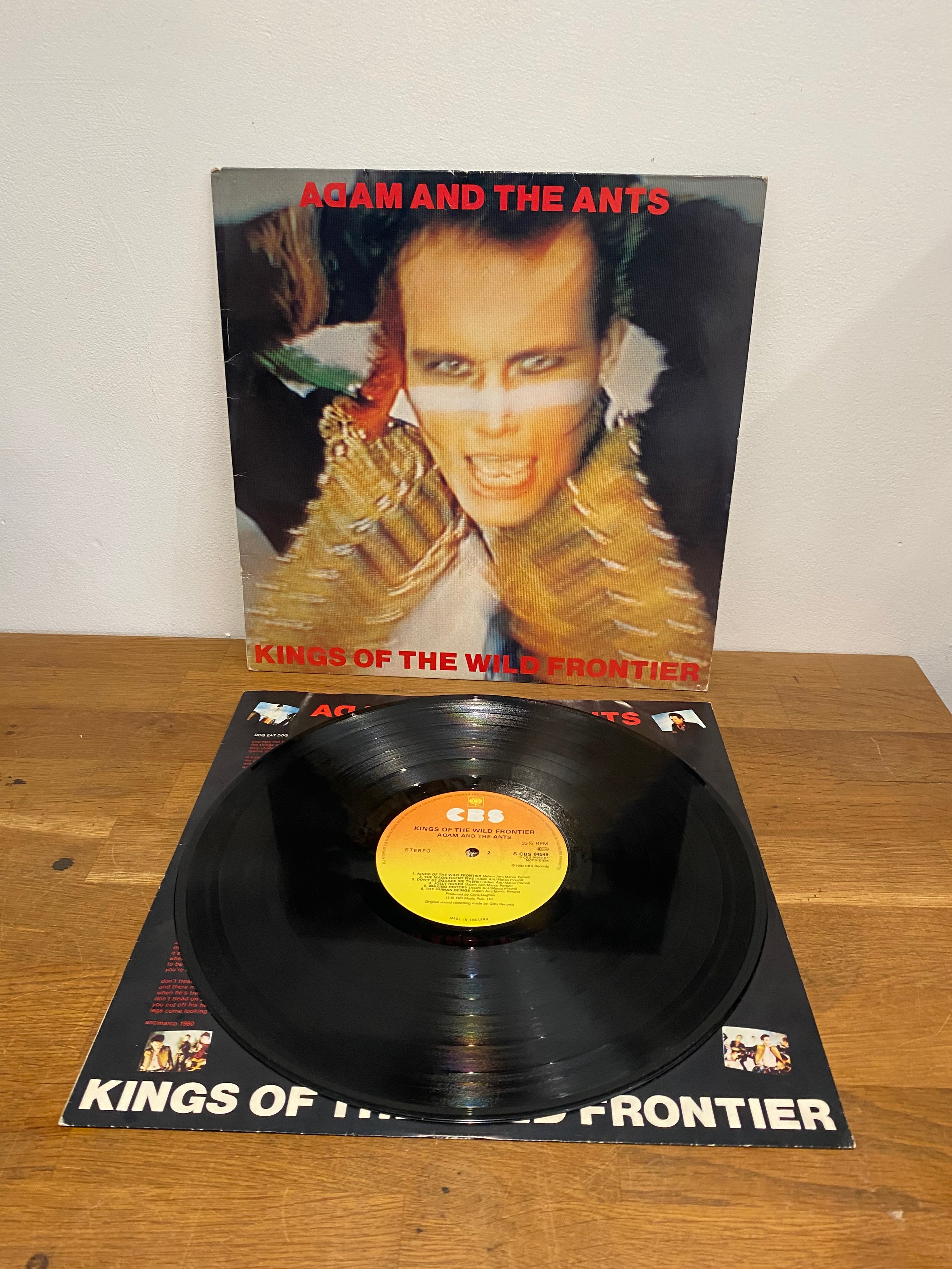 Adam and the ants - Kings of the wild frontier, vinyl album , CBS 84549, 1980
